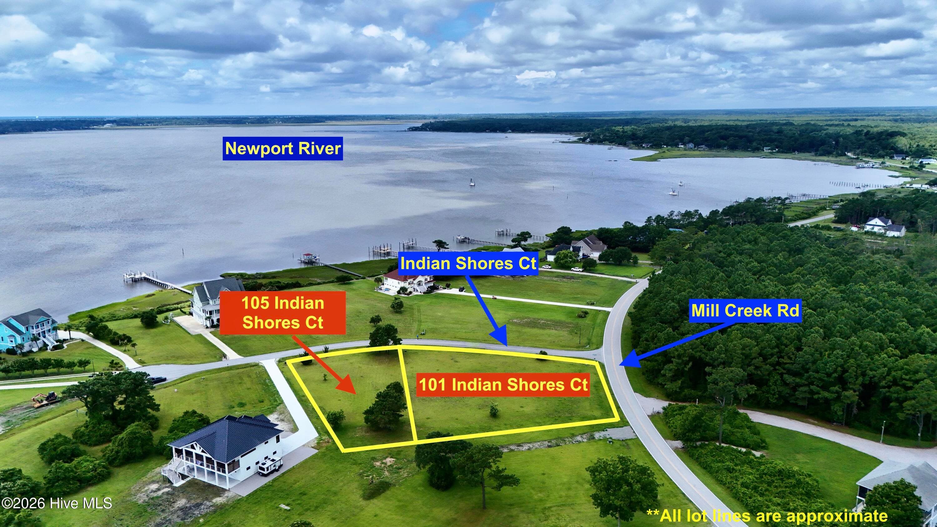 Residential Lot at 101 Indian Shores Court, Newport, NC 28570, photo 3 of 5