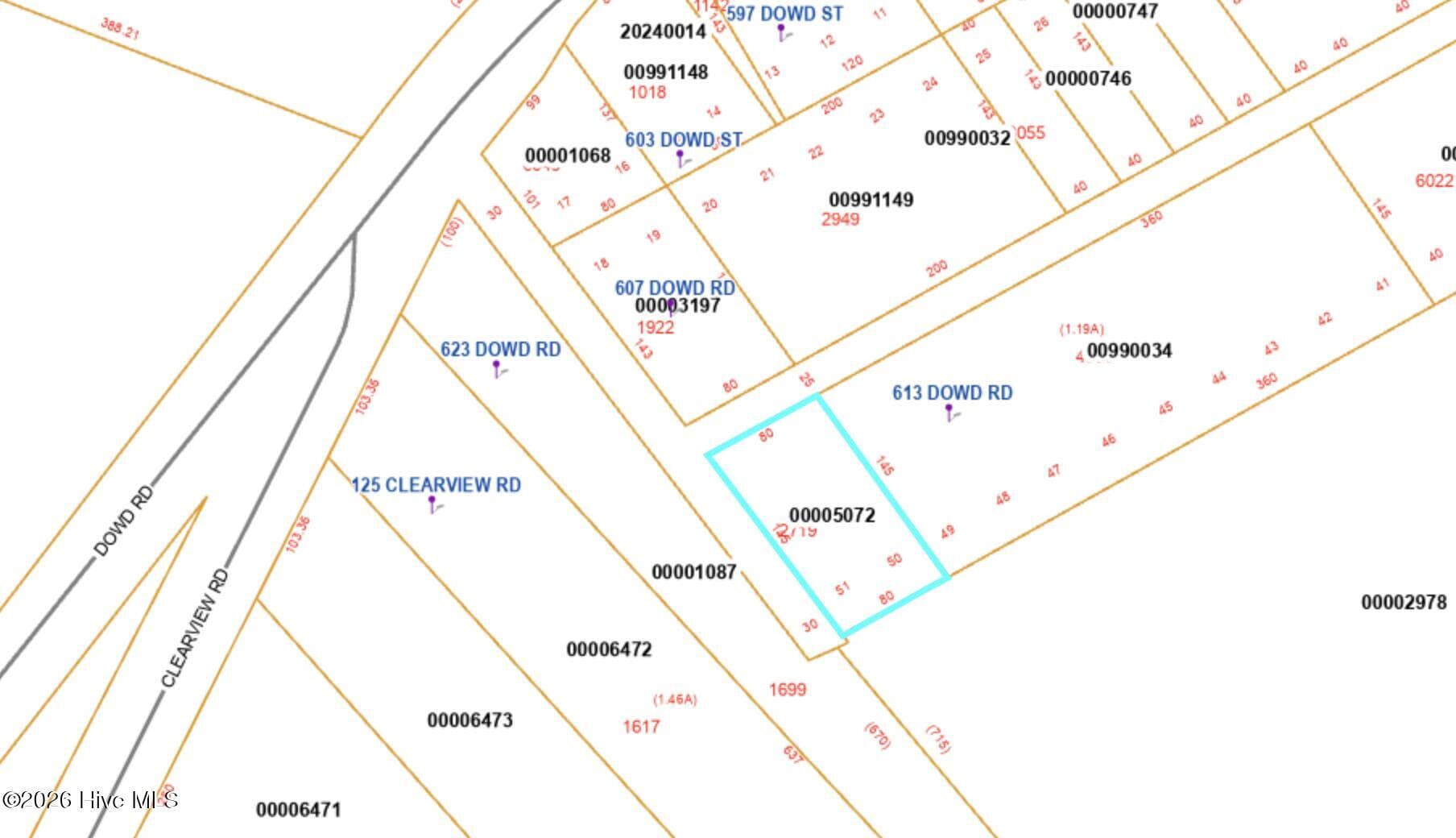 Residential Lot at Lot 50/51, Dowd Road, Carthage, NC 28327, photo 2 of 6