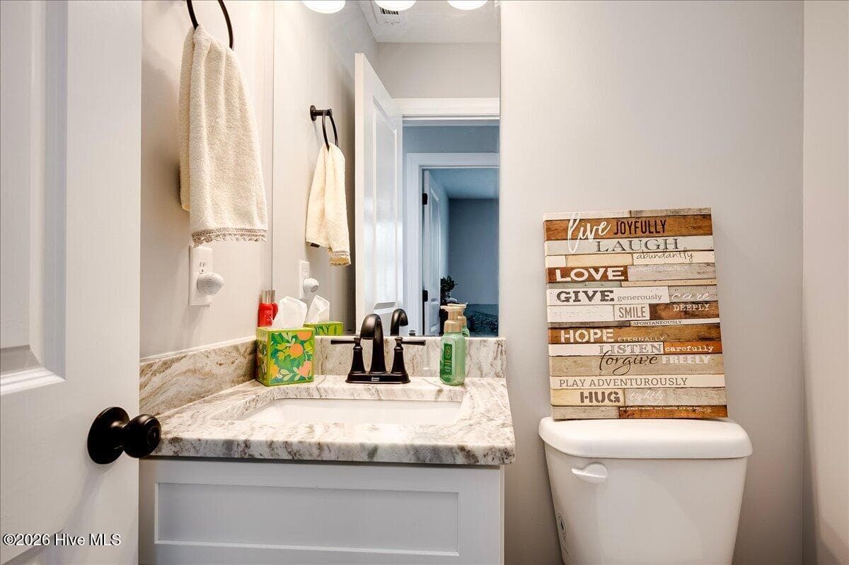 Half Bathroom for guests - 4121 Langley Street, Martinez, GA 30907