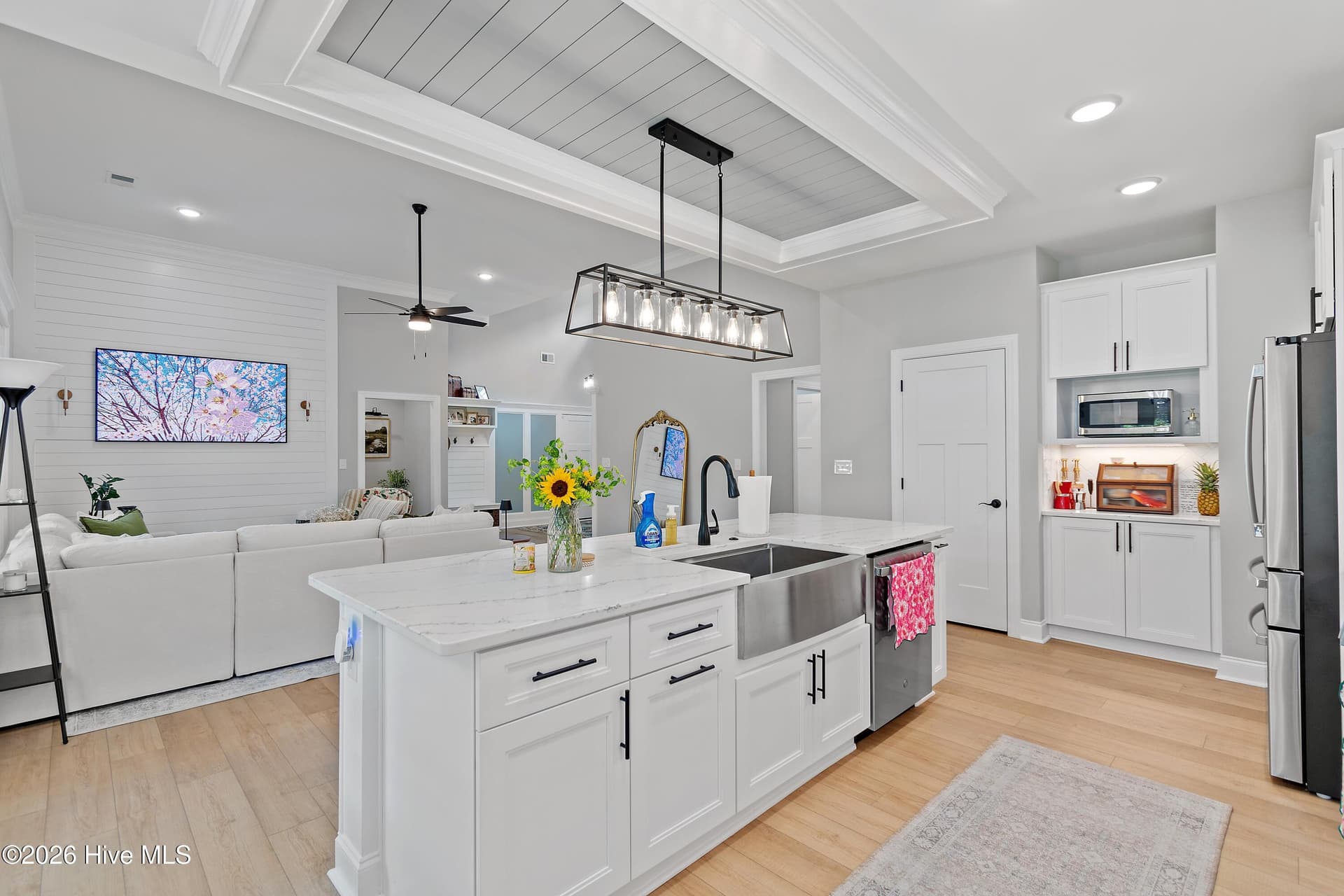 Notice LVP flooring throughout this home. Thoughtfully designed, impeccably maintained. - 299 Boundaryline Drive NW, Calabash, NC 28467