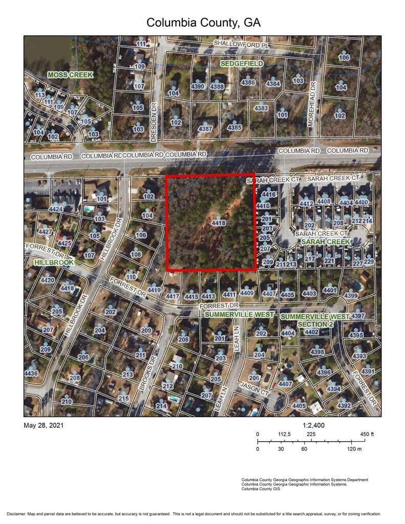 Undeveloped at 4418 Columbia Road, Martinez, GA 30907, photo 7 of 7