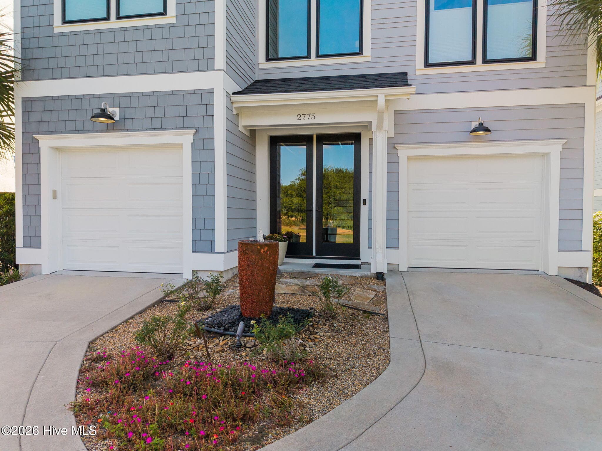 Water feature greets you at front door - 2775 Long Bay Drive SE, Southport, NC 28461