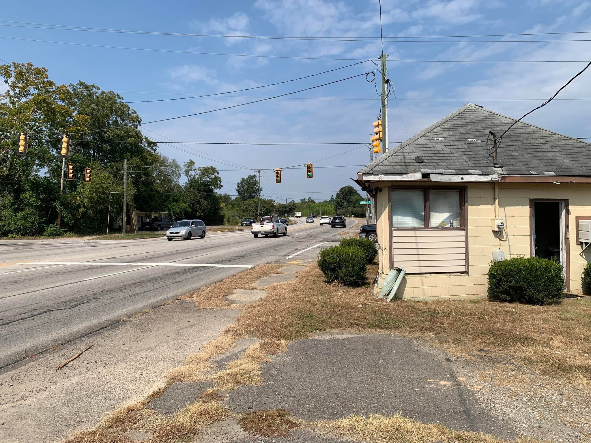 Former Tax Service Office and intersection - 1151 Sand Bar Ferry Road, Beech Island, SC 29842
