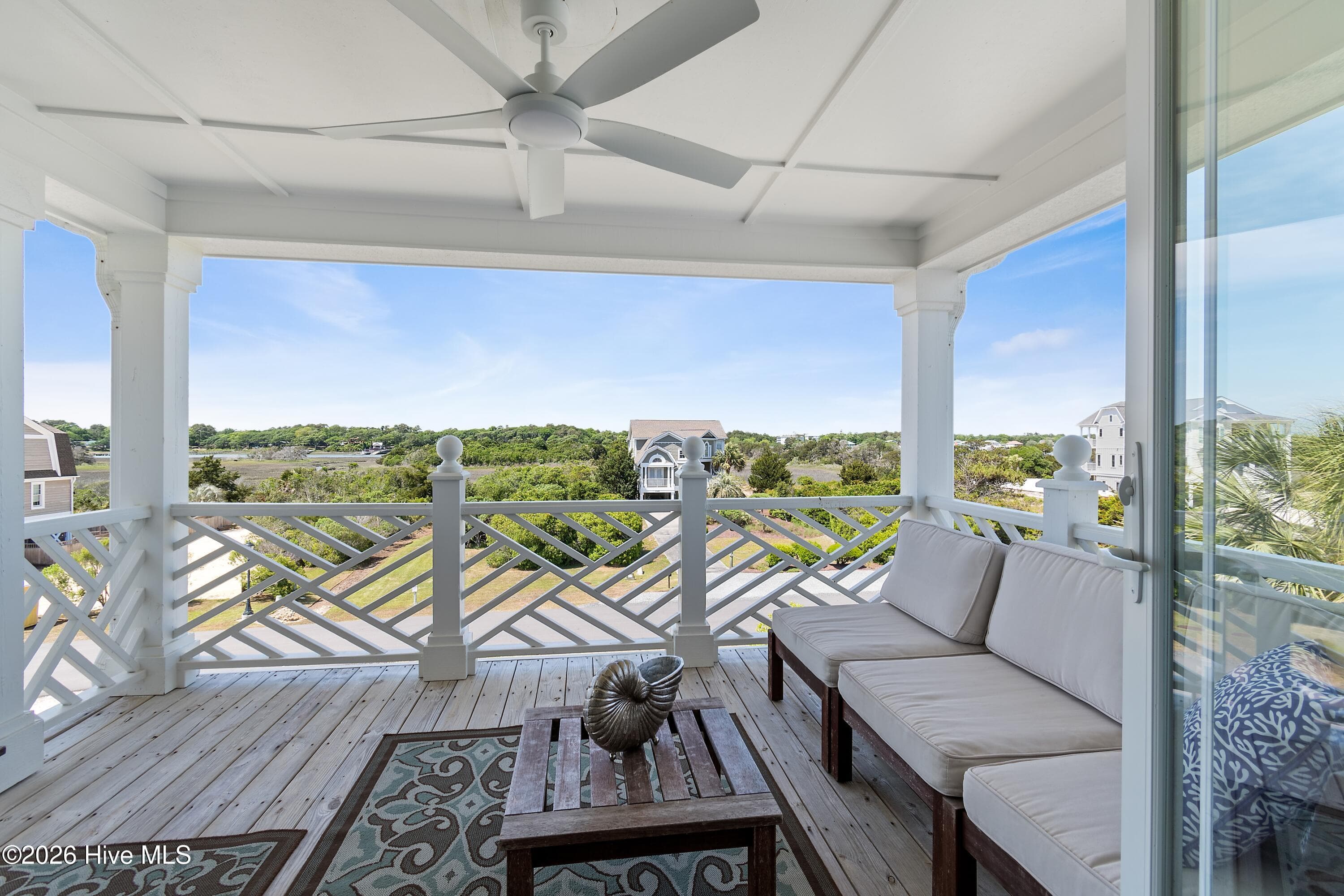 Expansive deck over looking the Intracoastal Waterway. - 1046 Tide Ridge Drive, Holden Beach, NC 28462