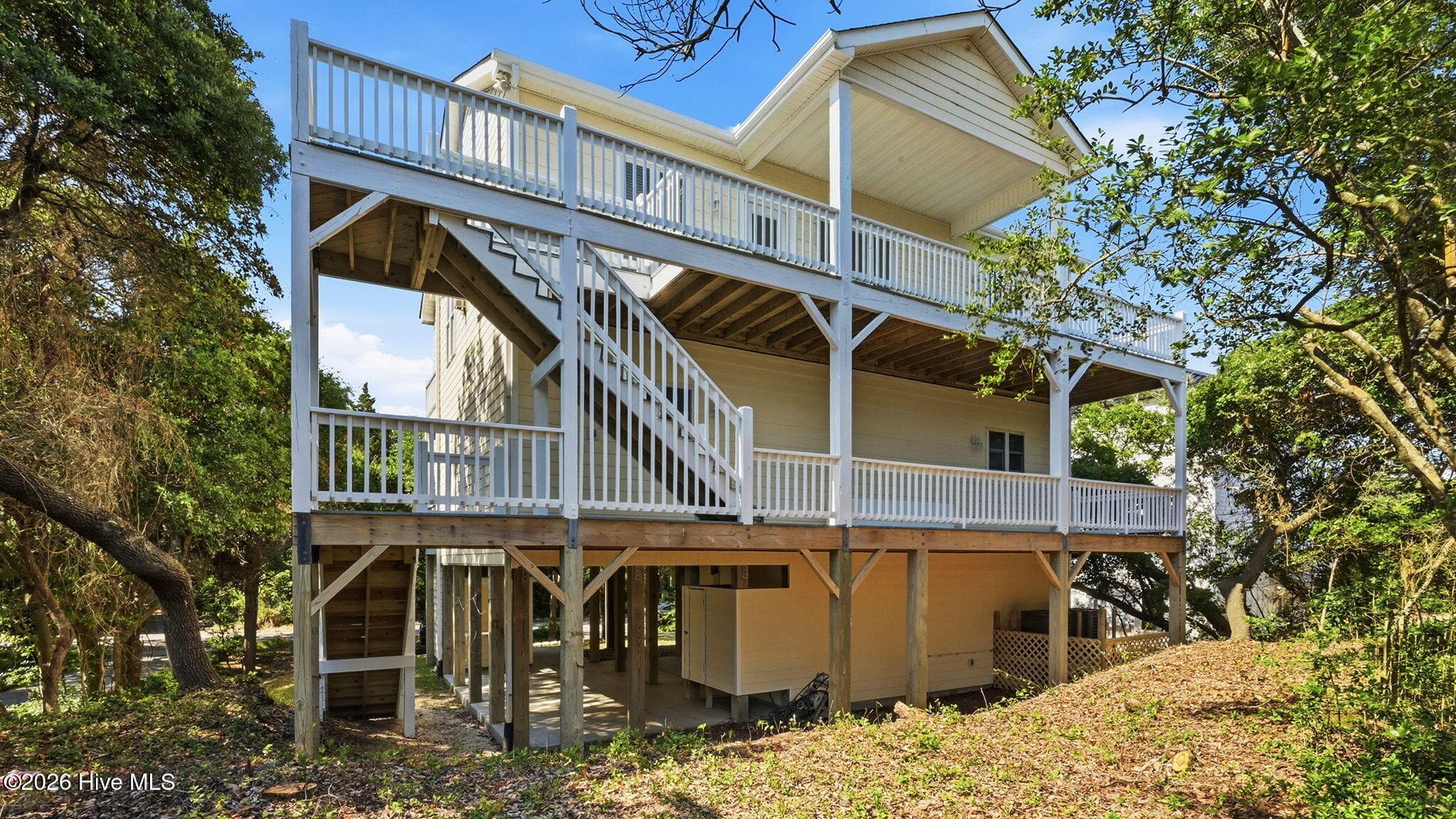 Back of the house - 1103 Timber Trail, Emerald Isle, NC 28594