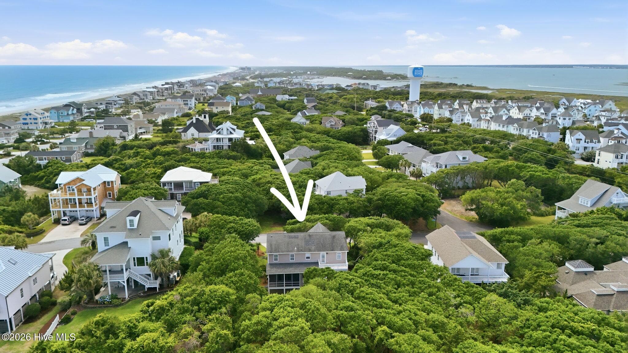 Looking west above 104 Talford Drive - 104 Talford Drive, Atlantic Beach, NC 28512