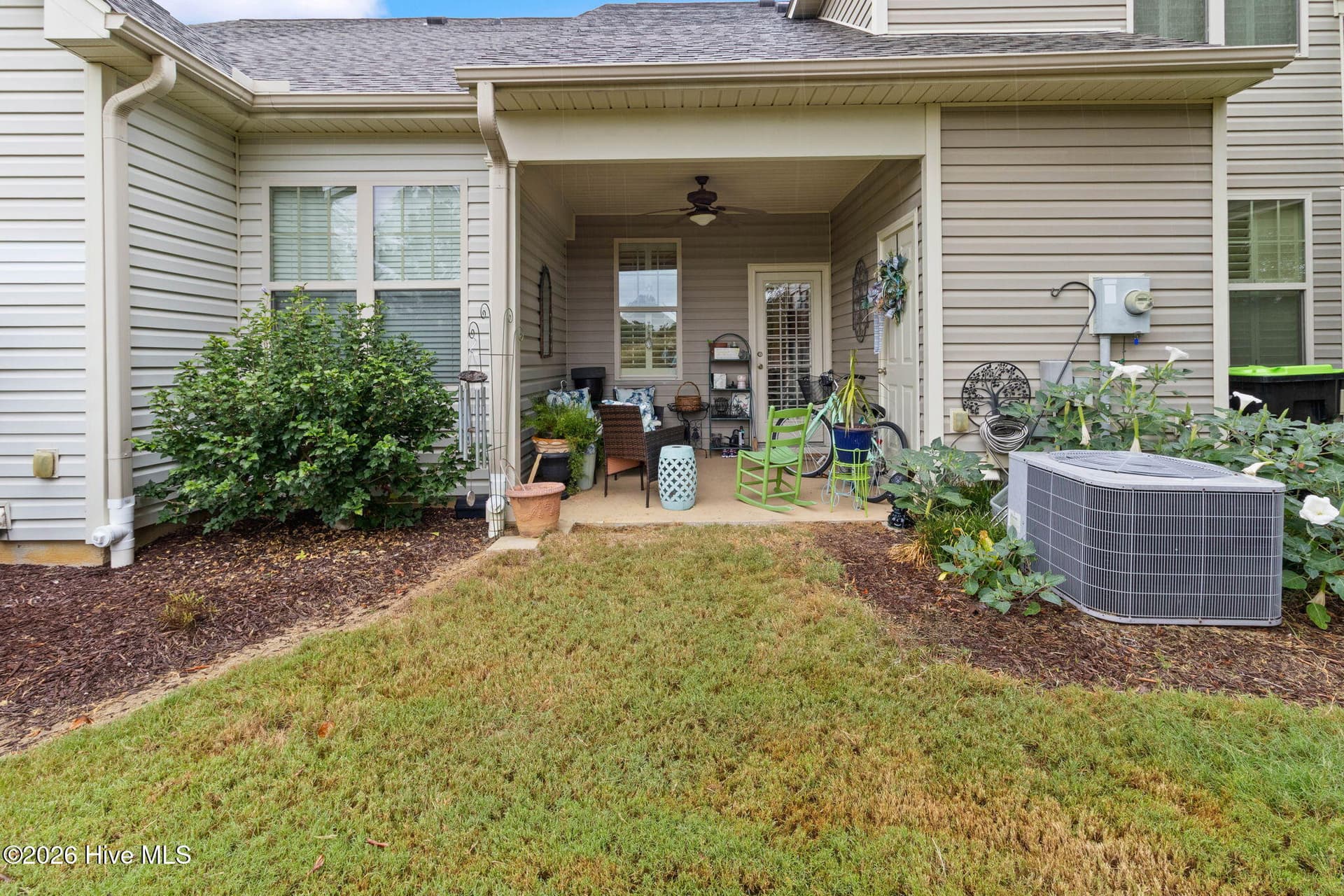 Rear Townhome View - 45 Crosby Lane, Garner, NC 27529
