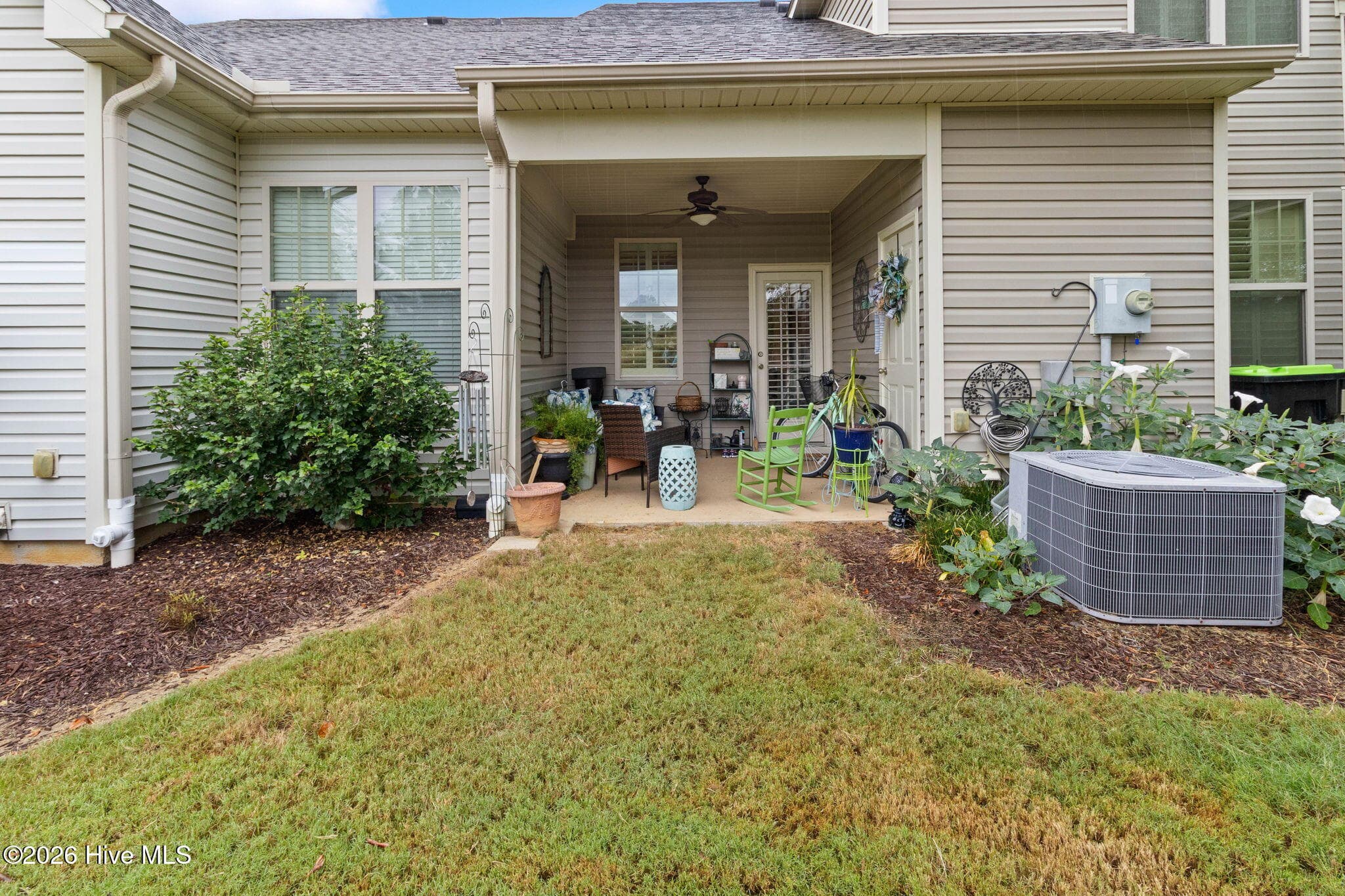 Rear Townhome View - 45 Crosby Lane, Garner, NC 27529