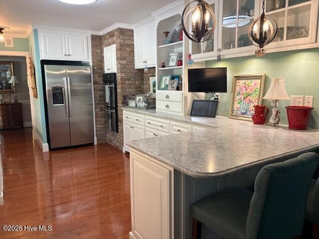 Breakfast bar loads of storage and counter space - 104 Bunn Avenue, Rocky Mount, NC 27804