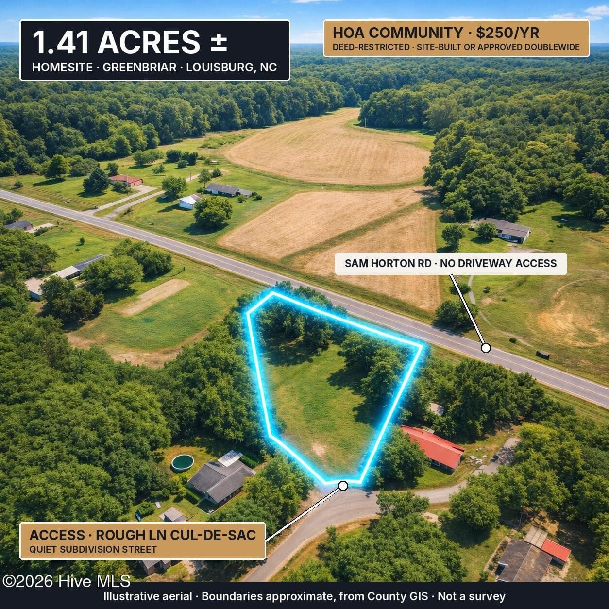 0 Rough Lane, Louisburg, NC 27549