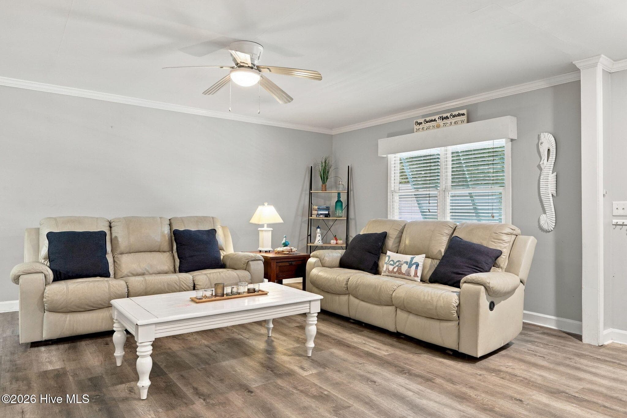 Great Room - 182 Fox Drive, Cape Carteret, NC 28584
