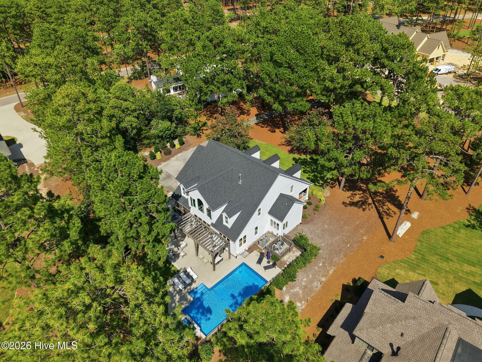 Aerial View - 102 Chesterfield Drive, Pinehurst, NC 28374