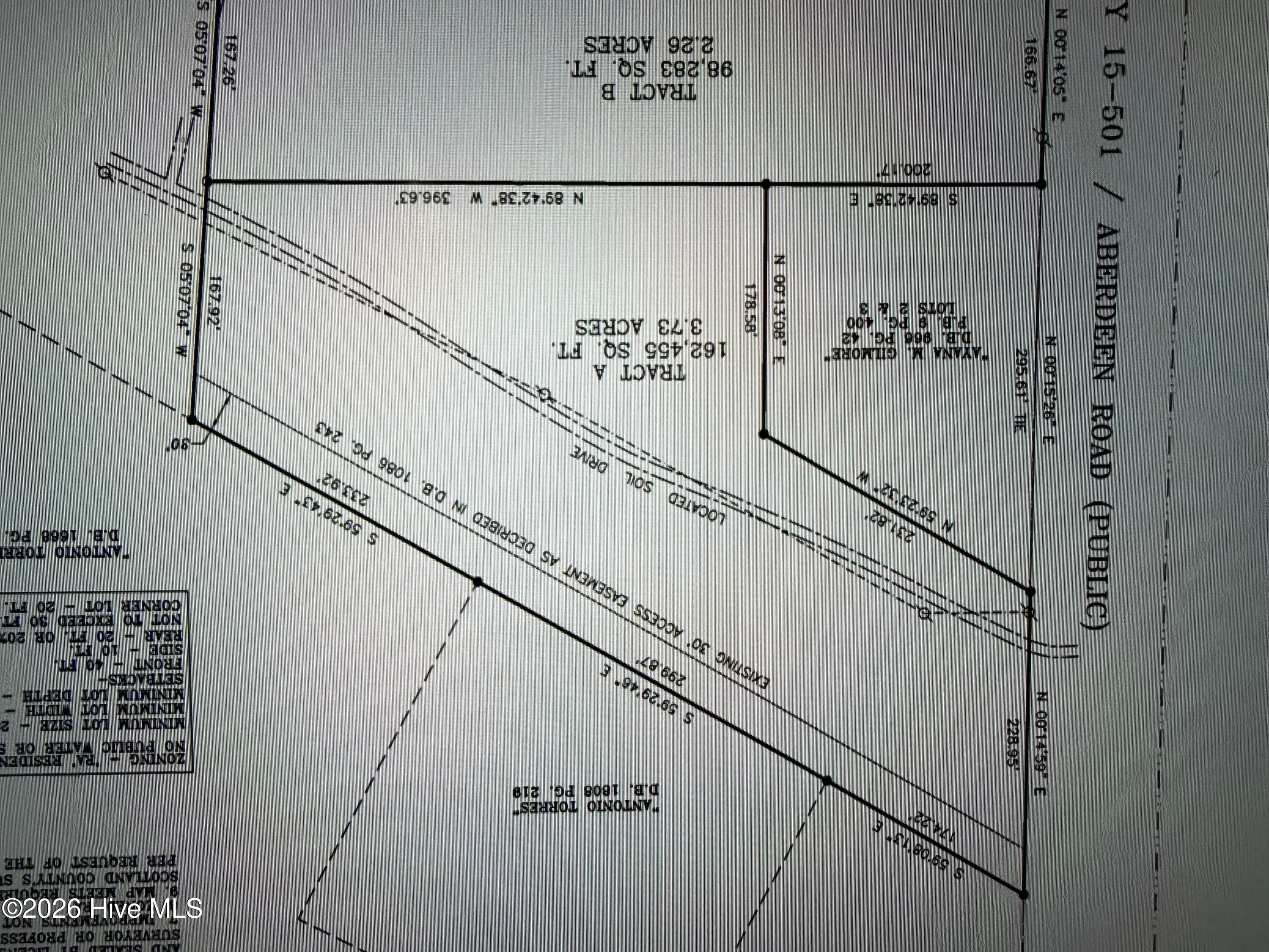 Tract A Aberdeen Road, Marston, NC 28363