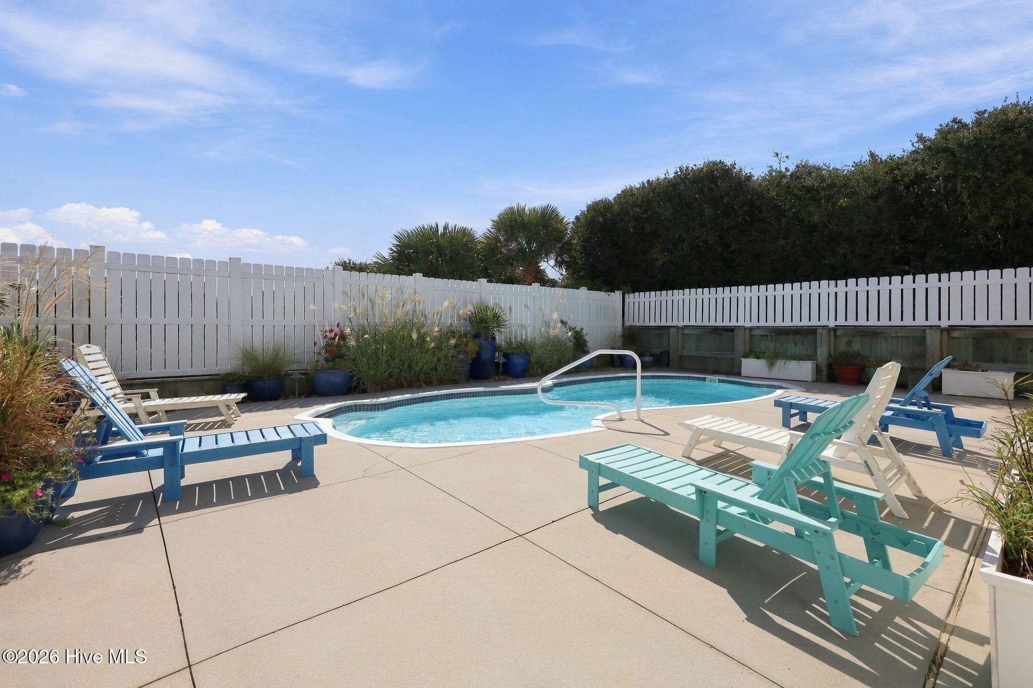 Private Sun-Drenched In-Ground Pool Area - 101 Jackson Avenue, Emerald Isle, NC 28594, Emerald Isle