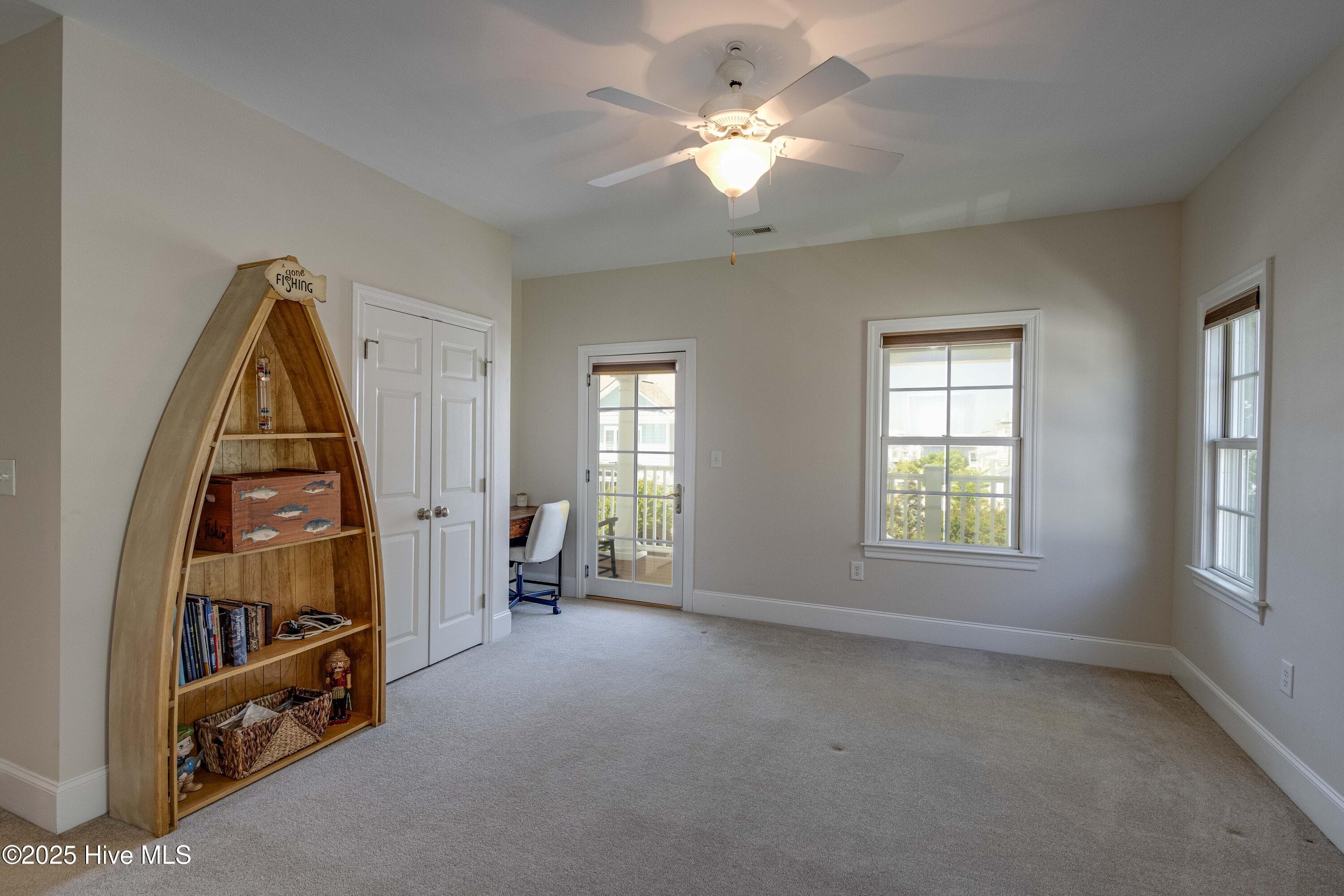 Bedroom #3 with adjoining Private Bathroom and Front Porch. - 207 S Academy Street, Washington, NC 27889