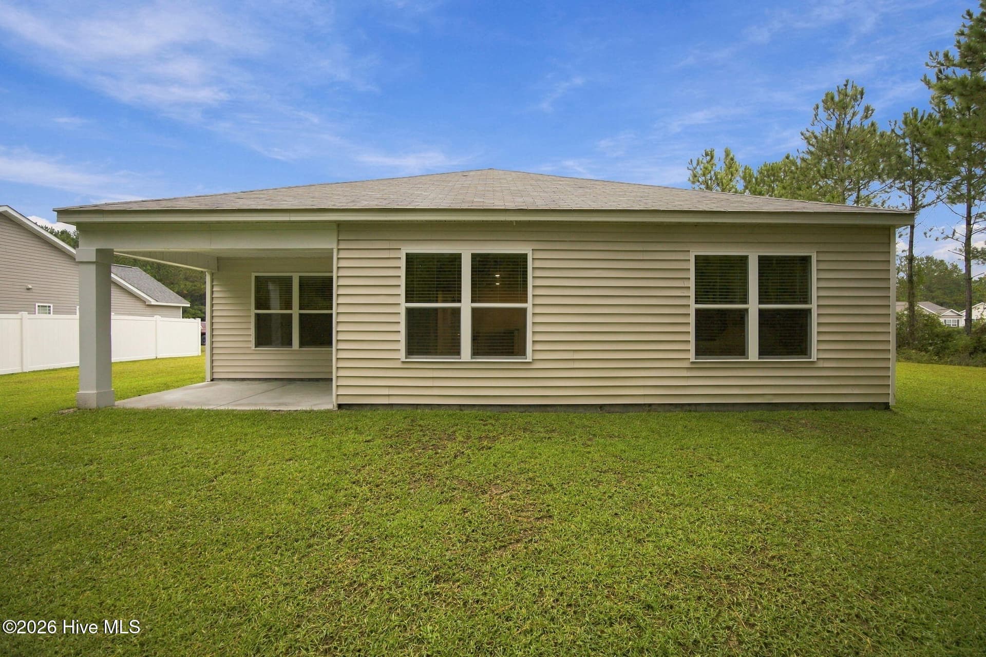 Looking at back of house - 2991 Hardsmith Street, Shallotte, NC 28470