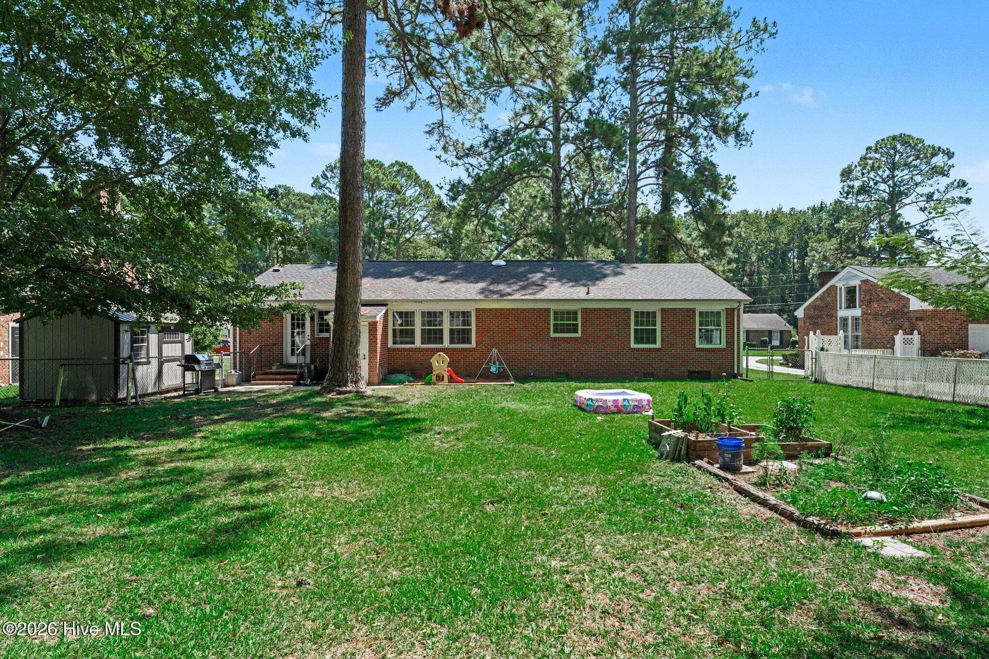 Rear view of home - 1017 S Claiborne Street, Goldsboro, NC 27530
