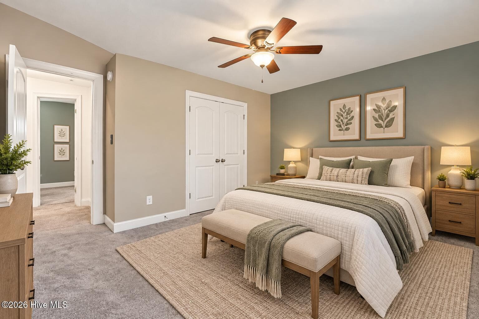 Virtually staged bedroom 3 - 116 Mccabe Court, Havelock, NC 28532