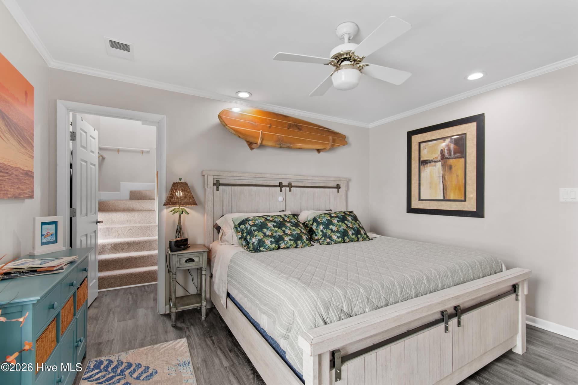 Primary bedroom. - 2024 Camelot Drive SW, Ocean Isle Beach, NC 28469
