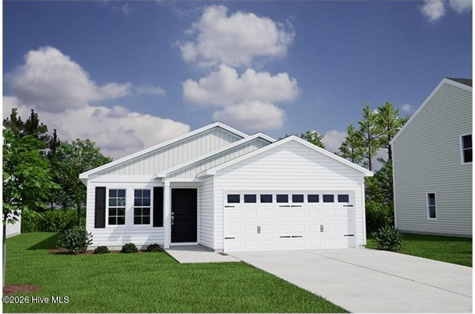 Actual plan is reversed. Photo is for illustrative purposes only, not of actual home. - 426 Galloping Foal Way SE, Bolivia, NC 28422