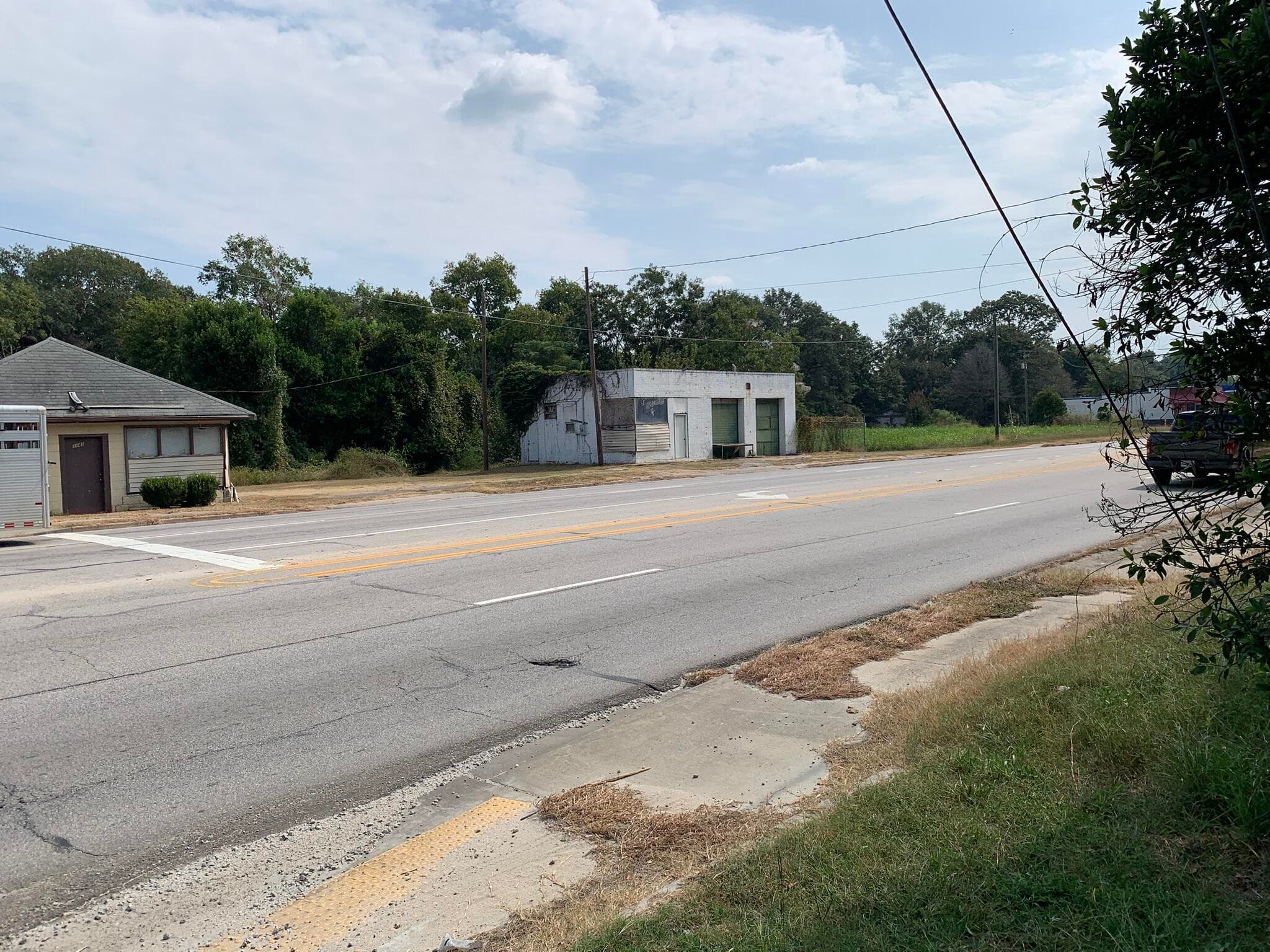 Garage from across Sand Bar Ferry Road - 1151 Sand Bar Ferry Road, Beech Island, SC 29842