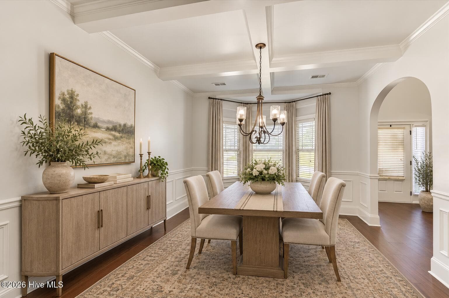 AI-STAGED DINING ROOM - 552 Oconee Circle, Evans, GA 30809