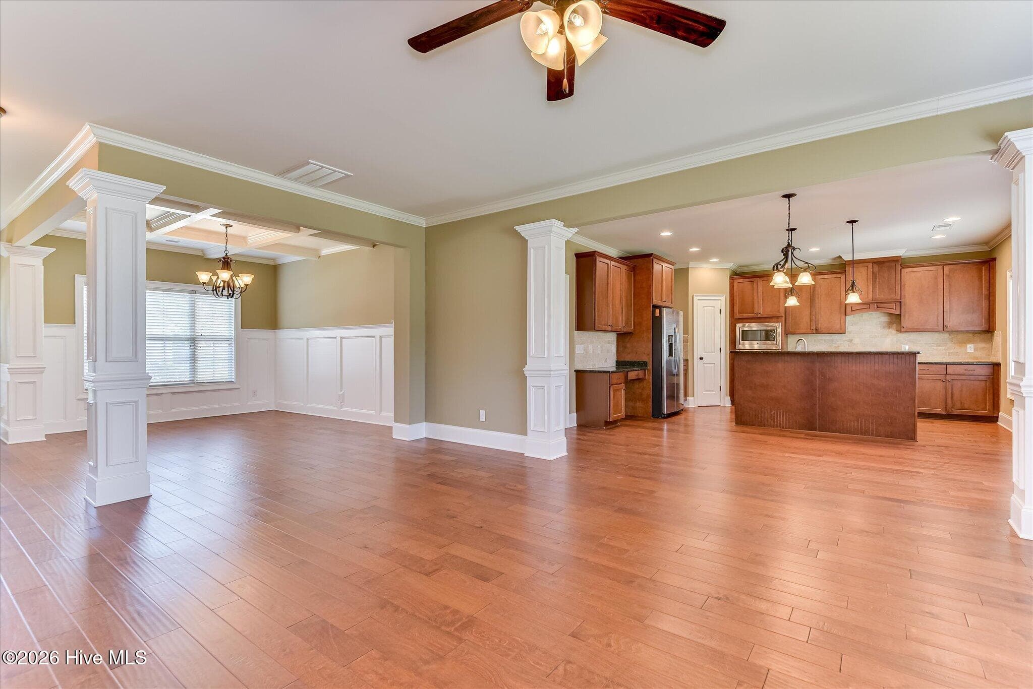 Living Room / Dining Room - 360 Bella Rose Drive, Evans, GA 30809