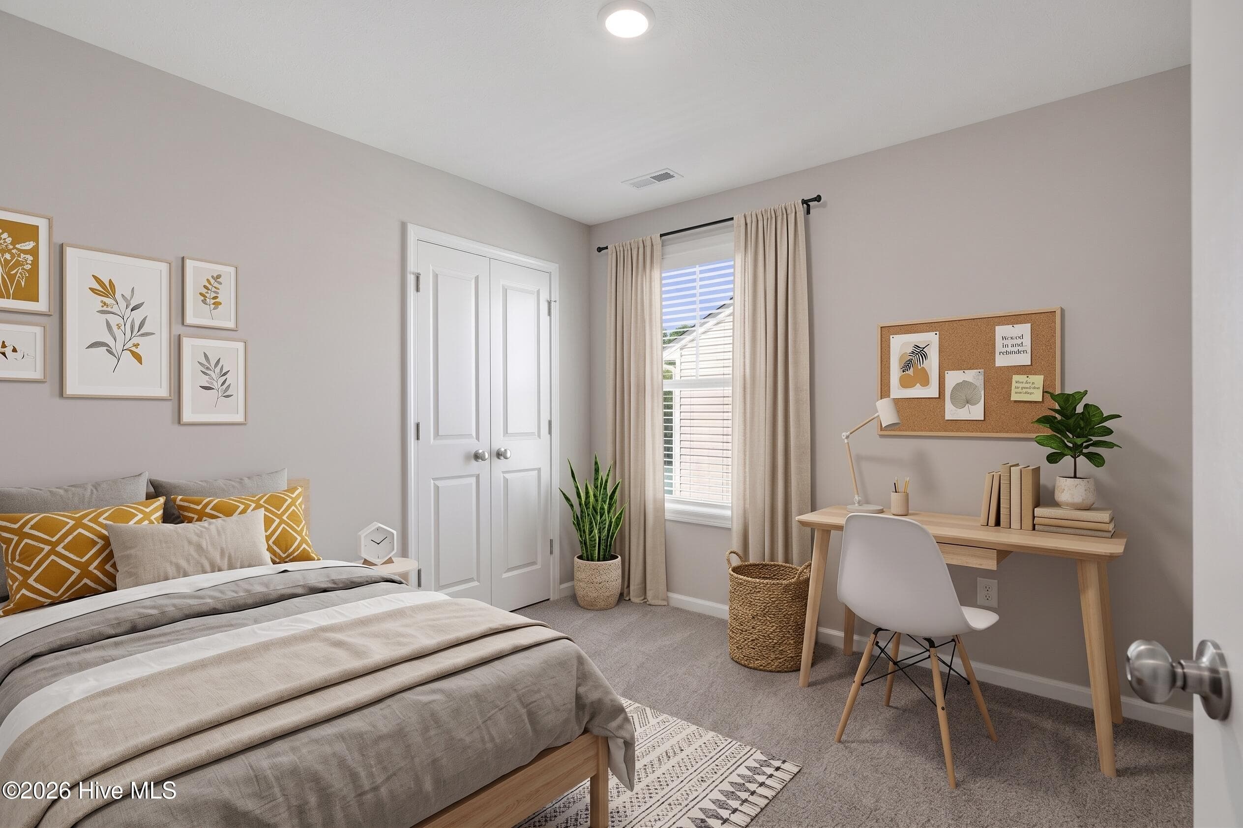 Bedroom #2 Virtually Staged - 17 W Emily Gardens Drive, Selma, NC 27576