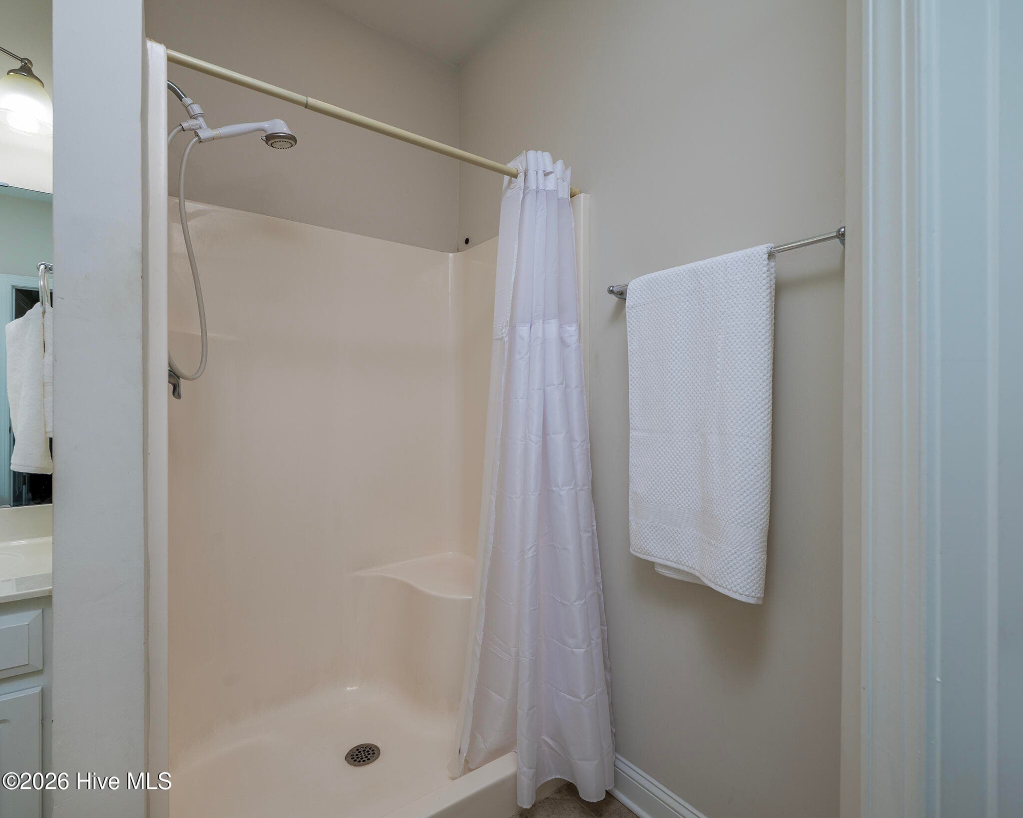 Primary Bathroom with Walk-in Shower - 168 Laura Drive, New Bern, NC 28562