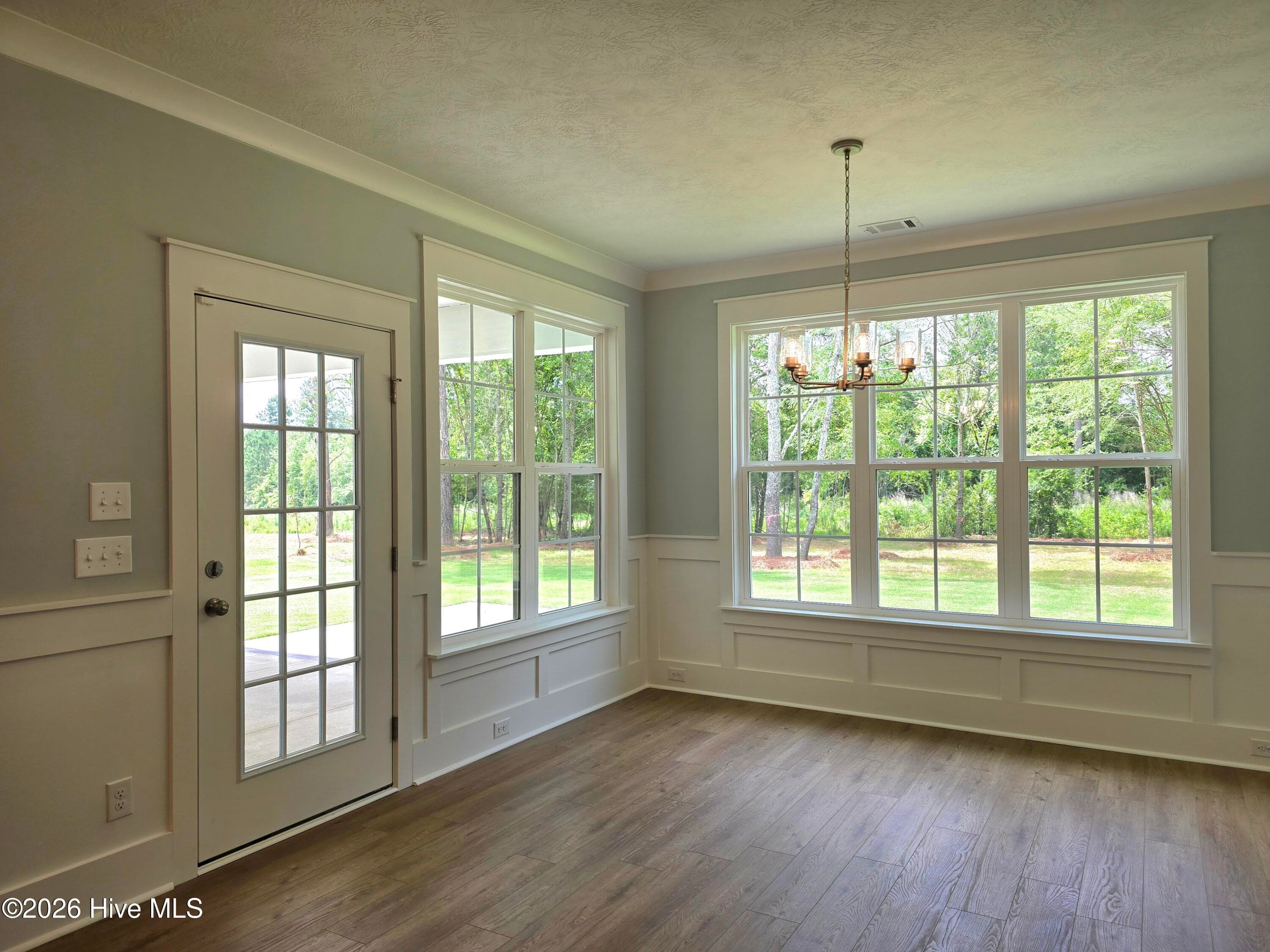 Dining Room with door to rear porch - 1777 Bellingham Drive, Beech Island, SC 29842