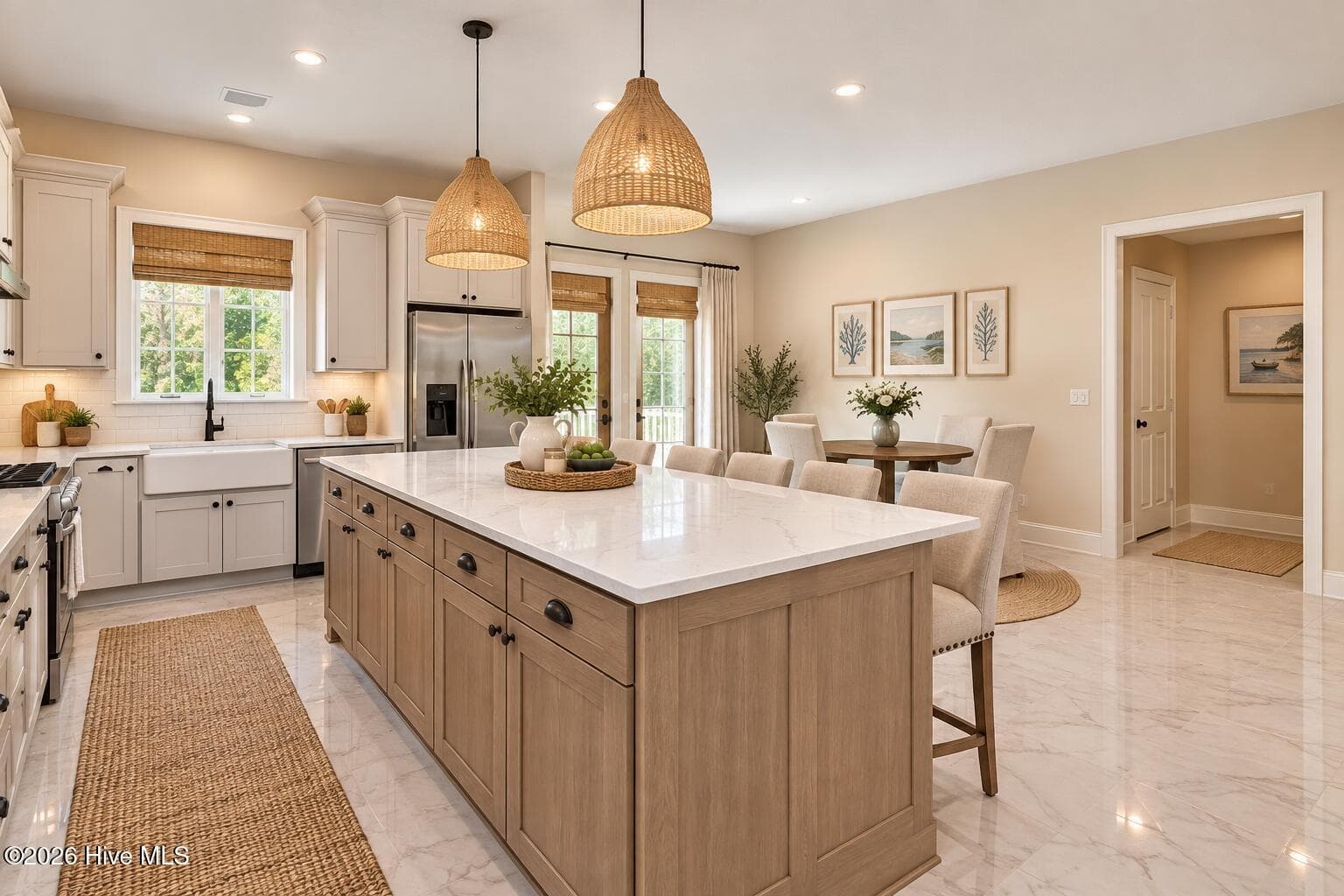 Staged kitchen generated by AI - 2102 Midway Road SE, Bolivia, NC 28422