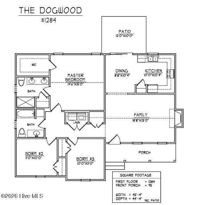 Floorplan - 4947 Hillmon Grove Road, Cameron, NC 28326