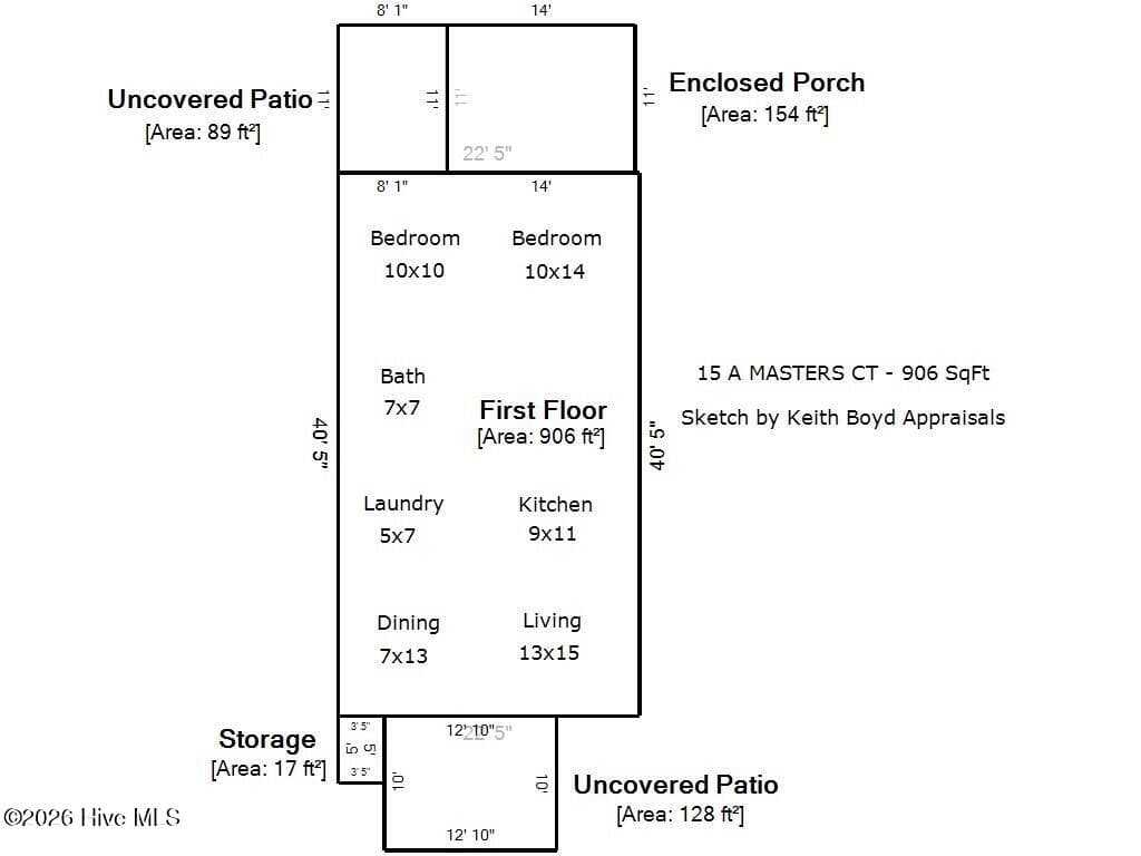 SKETCH - 15a Masters Court Drive, New Bern, NC 28562