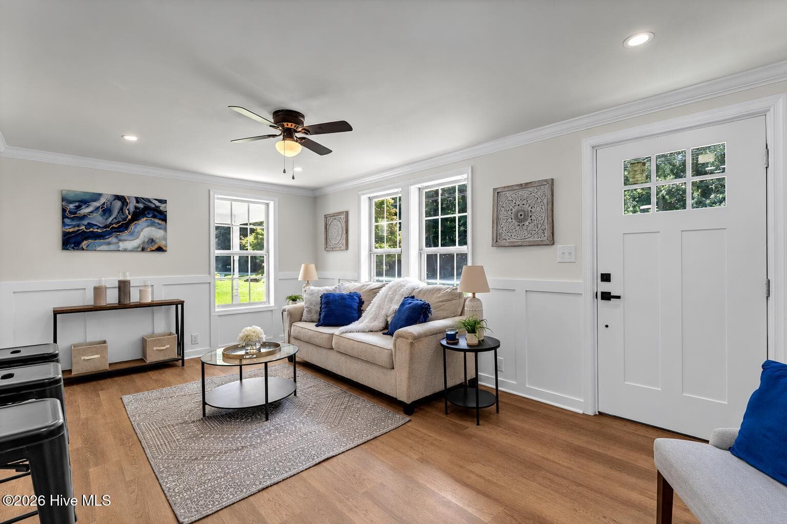 Living Room view from hallway - 567 Blount Road, Elizabeth City, NC 27909