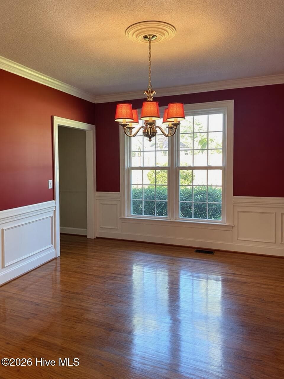 Formal Dining Room with good natural light, wood floors and nice detail. - 4164 Quail Springs Circle, Augusta, GA 30907