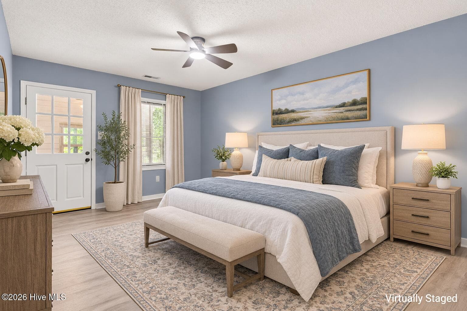 Virtually Staged - 1st Bedroom - 15a Masters Court Drive, New Bern, NC 28562