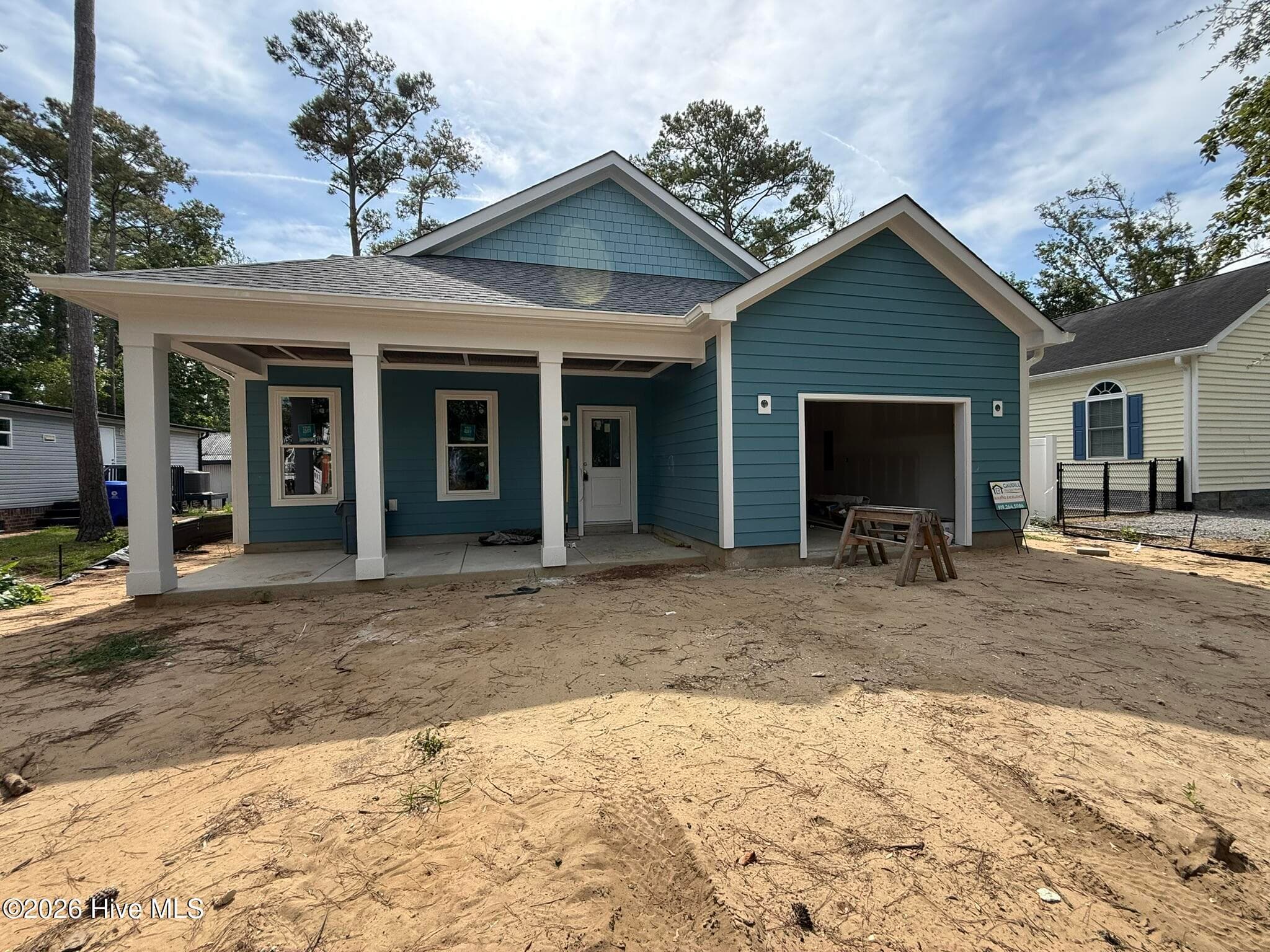 Where construction is as of Aug 6 - 254 NE 66th Street, Oak Island, NC 28465