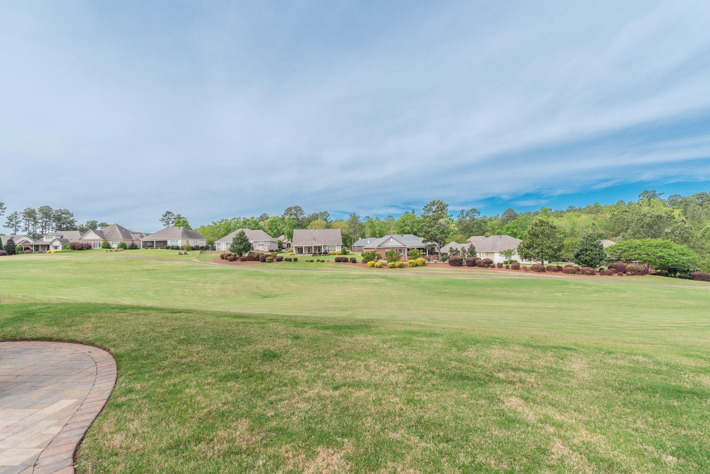 View of golf course in back - 207 Quiet Oak Court, Aiken, SC 29803