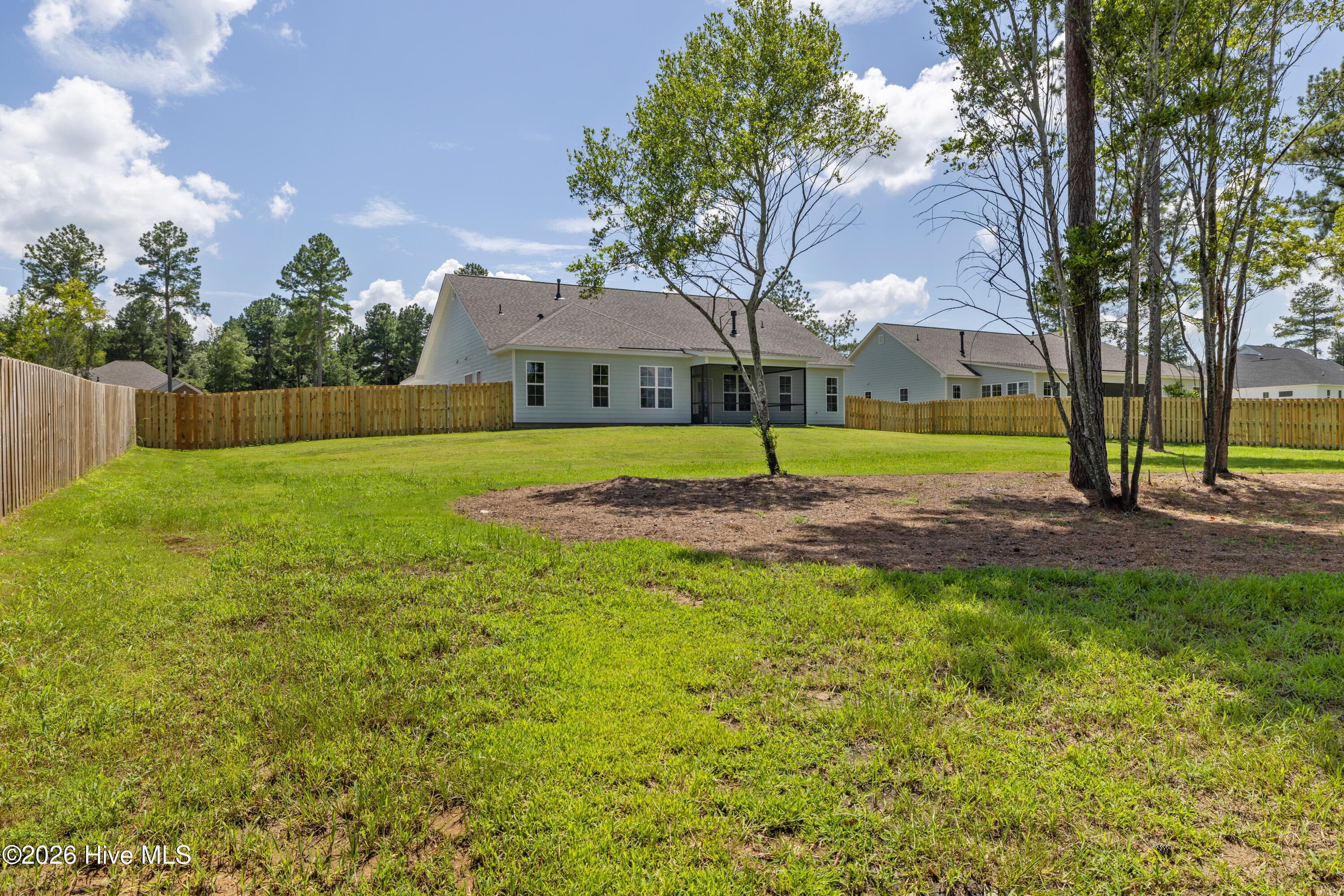 Back yard privacy fence - 1488 Bellingham Drive, Beech Island, SC 29842