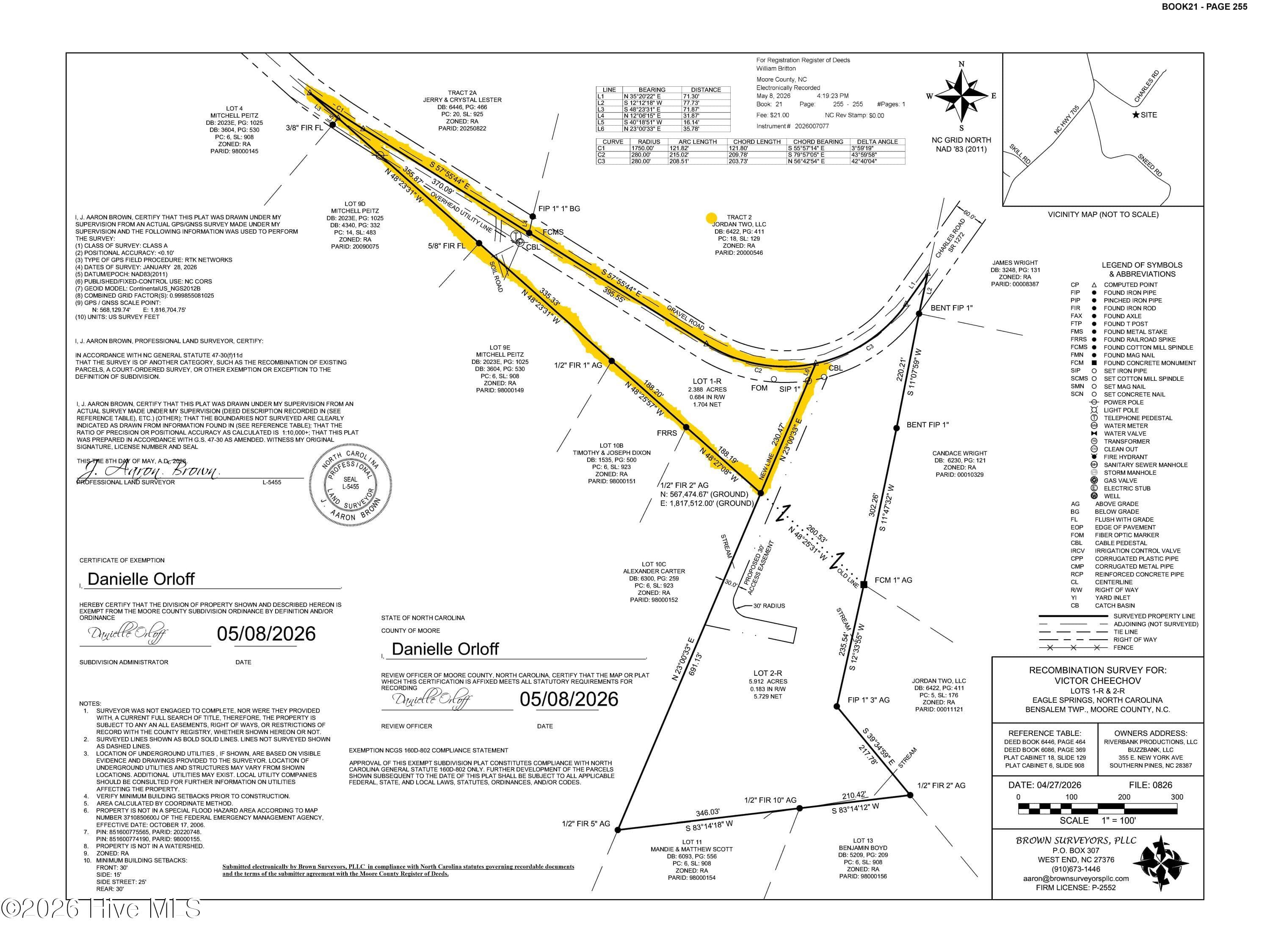 Residential Lot at 270 1-R Charles Road, Eagle Springs, NC 27242, photo 2 of 13