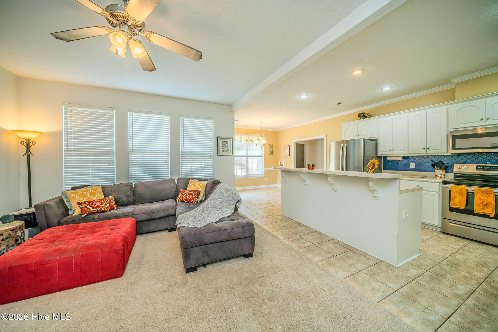 Open Concept Kitchen and Family Room - 653 Surrey Lane, Martinez, GA 30907