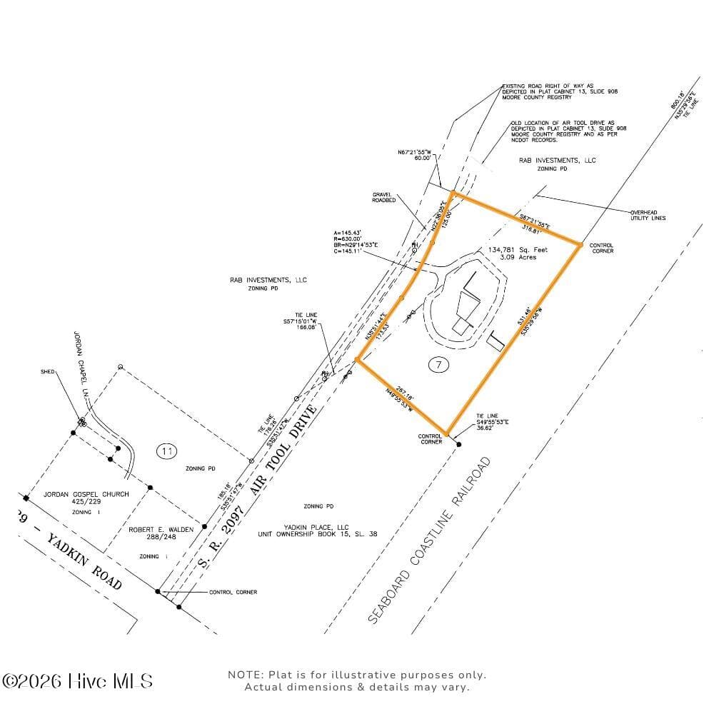 Unimproved Land at Tbd Air Tool Drive, Southern Pines, NC 28387, photo 2 of 3