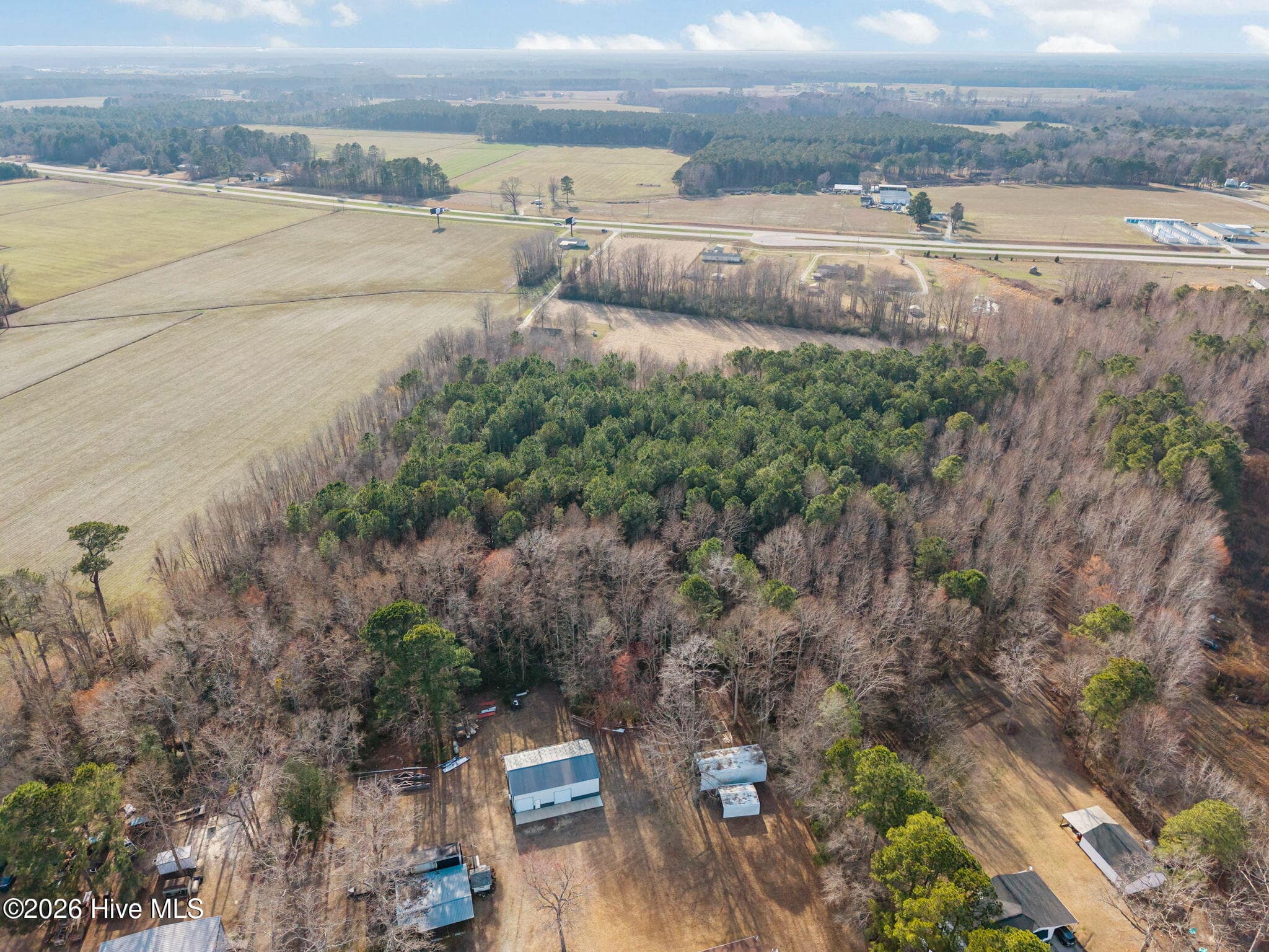 Rear of land in wooded area. - 5238 Us 17 Highway N, Washington, NC 27889