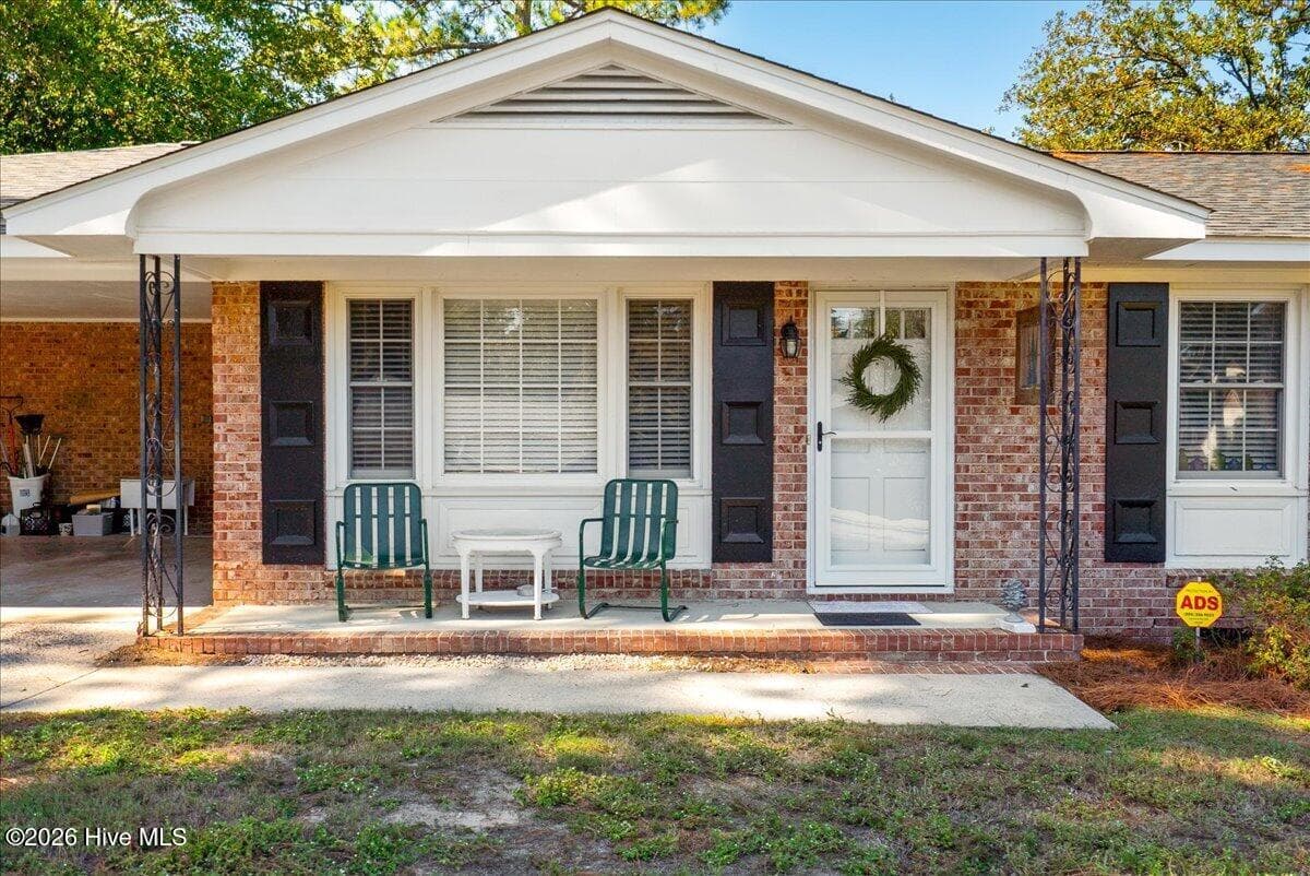Cute rocking chair porch - 1912 Coulter Drive, North Augusta, SC 29841