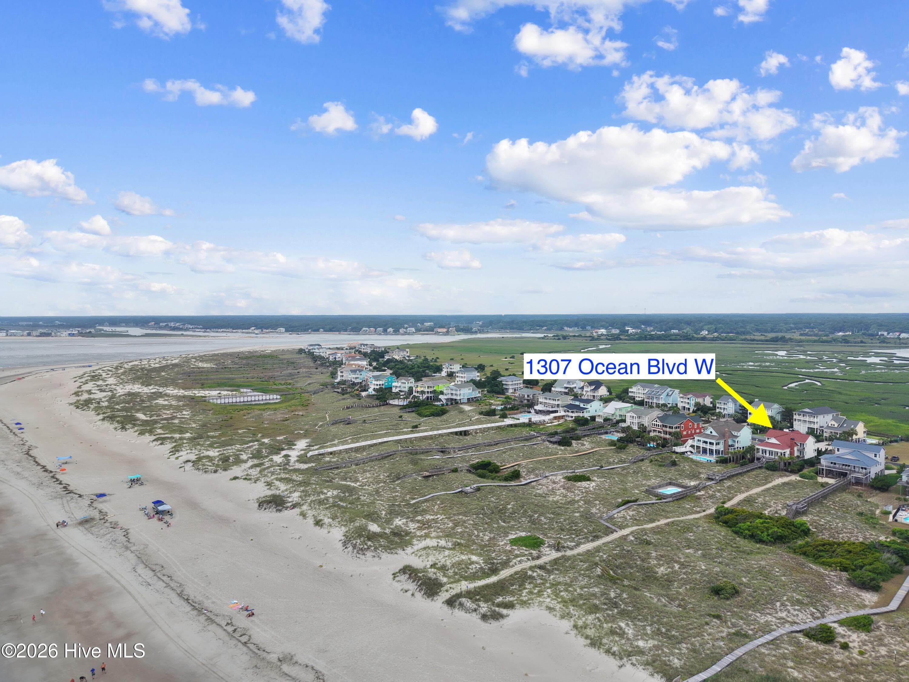 Single Family Residence at 1307 Ocean Boulevard W, Holden Beach, NC 28462, photo 100 of 109