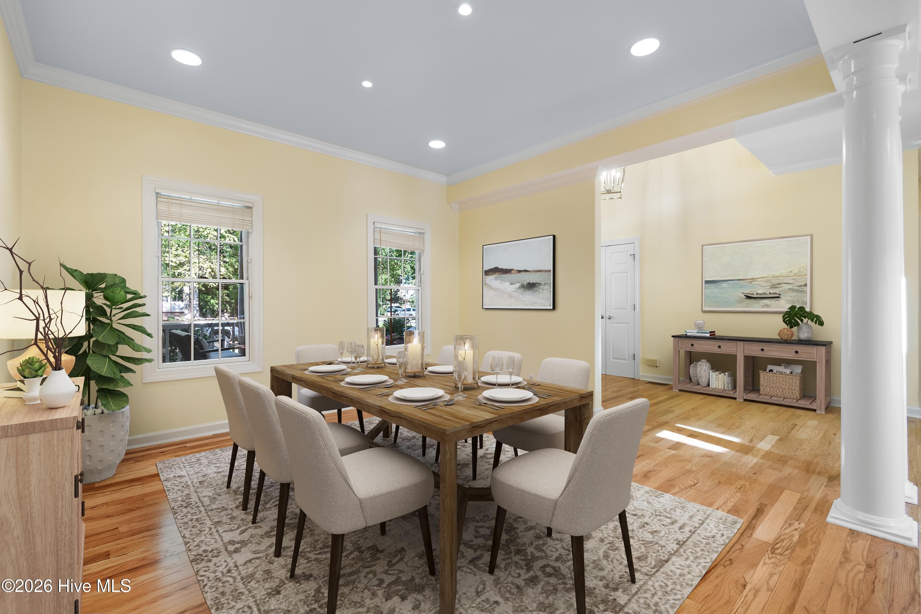 Image has been virtually staged to illustrate potential. Furniture and decor are for visualization only. - 4354 Marsh Elder Court, Southport, NC 28461