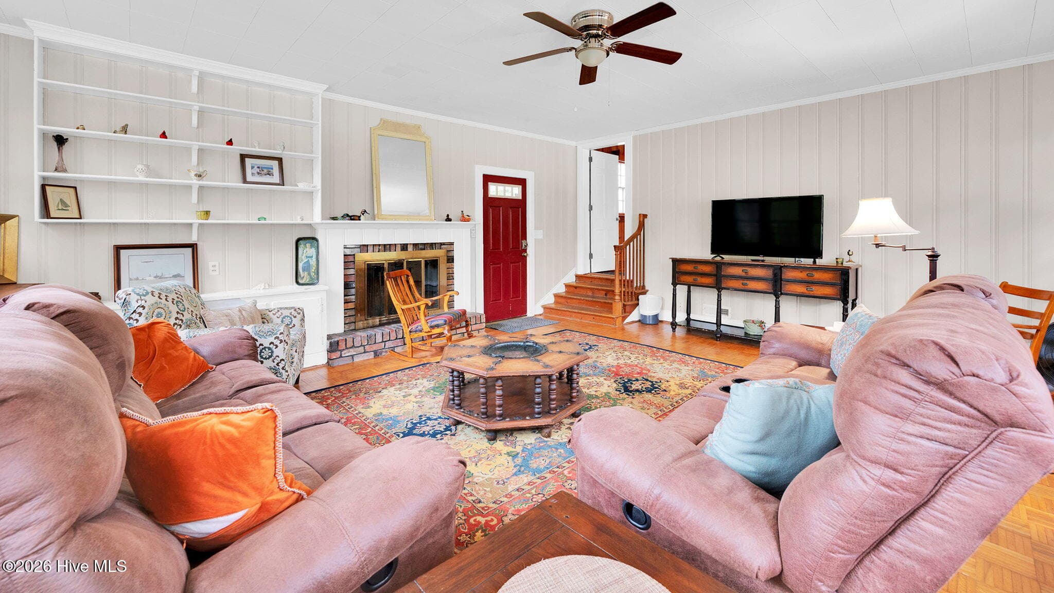 den #3 with fireplace - 1902 Sherwood Drive, Greenville, NC 27858