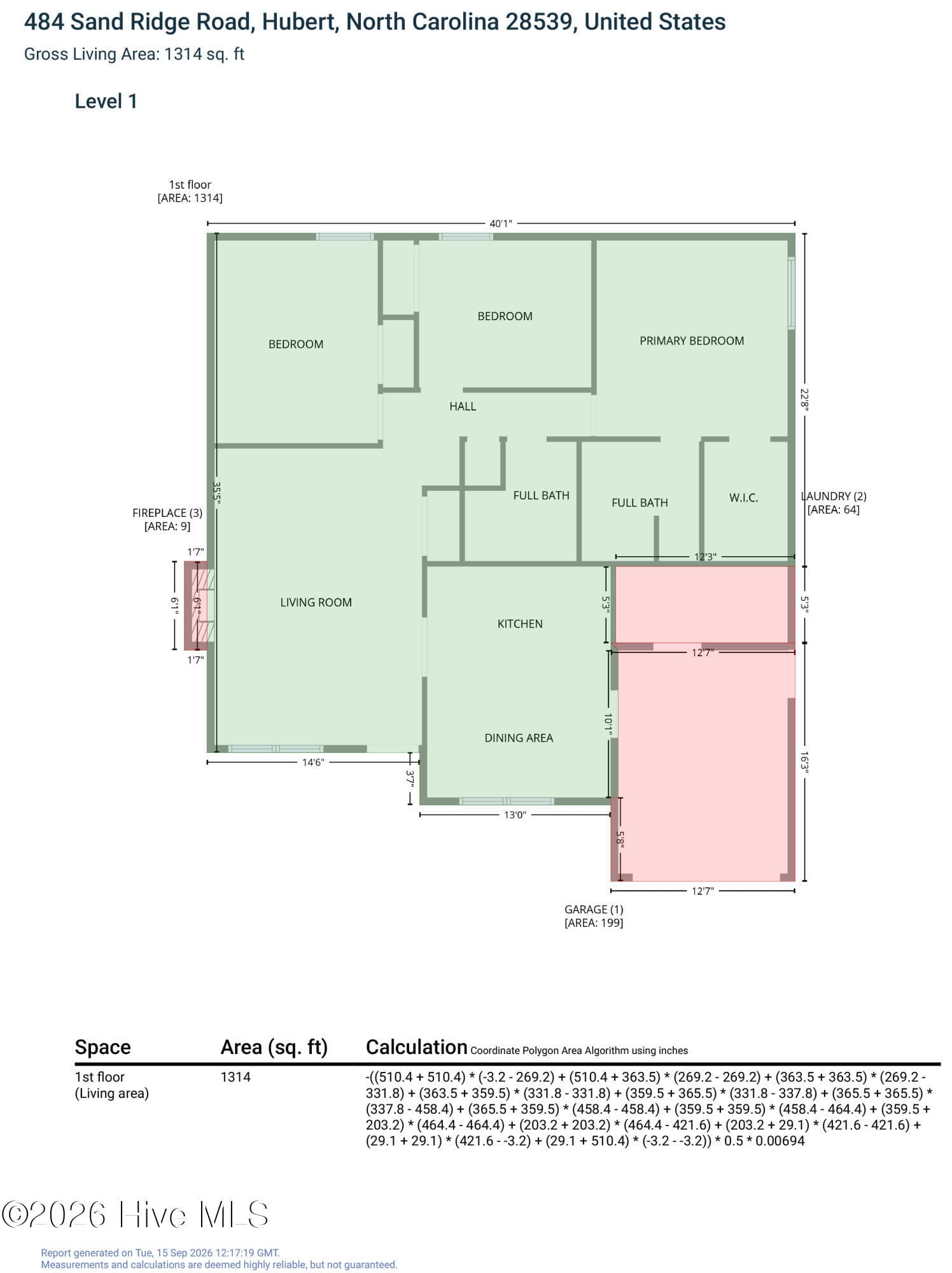 Single Family Residence at 484 Sand Ridge Road, Hubert, NC 28539, photo 37 of 37