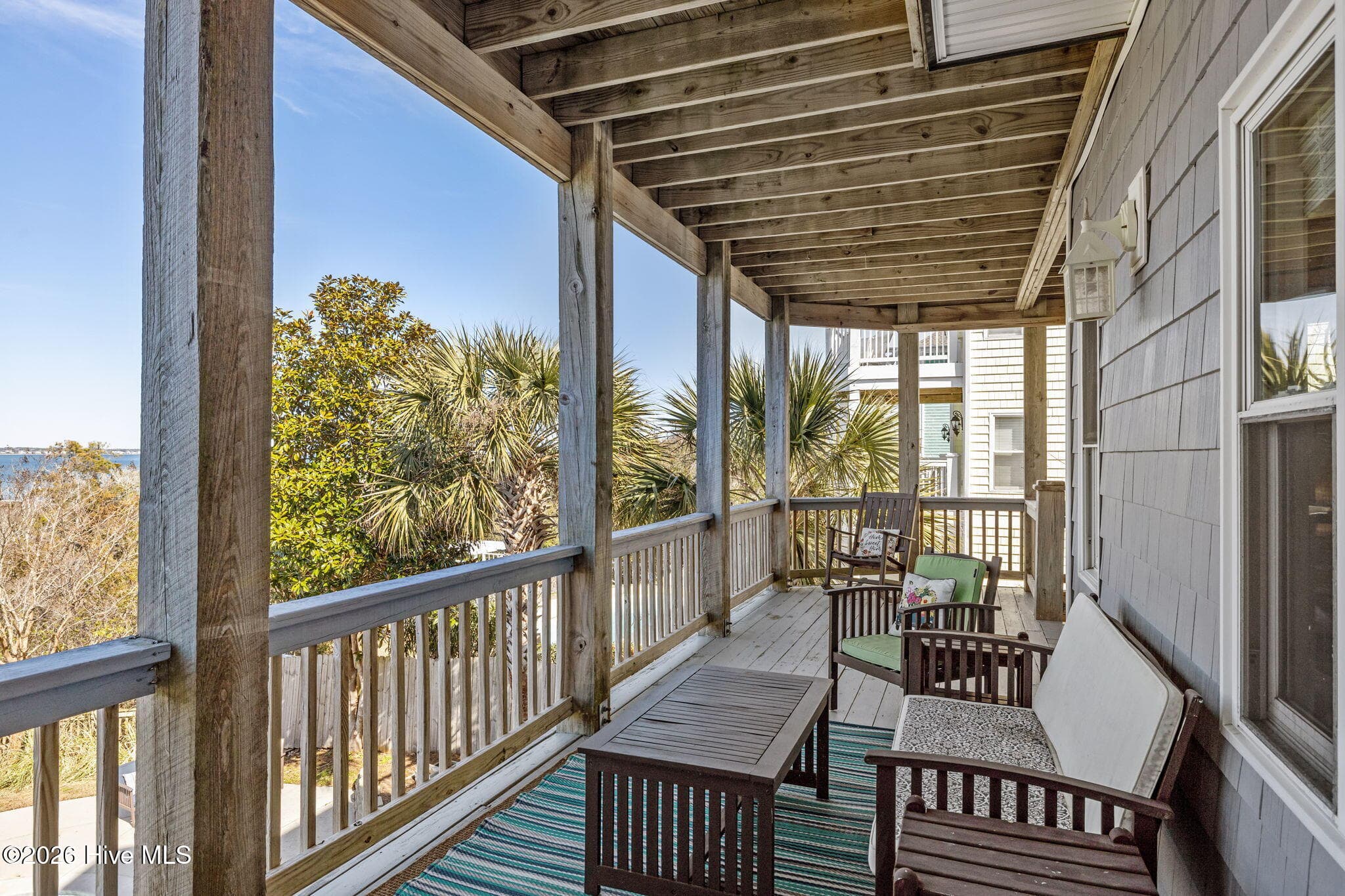 Mid Level Covered Soundfront Wrap Around Deck - 4204 Emerald Drive, Emerald Isle, NC 28594