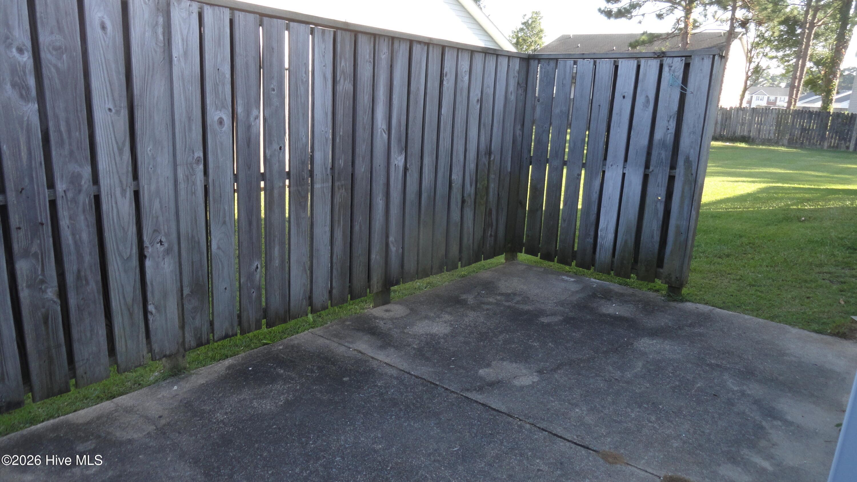 Front Patio with Fencing - 106 Witten Circle Apt C, Havelock, NC 28532